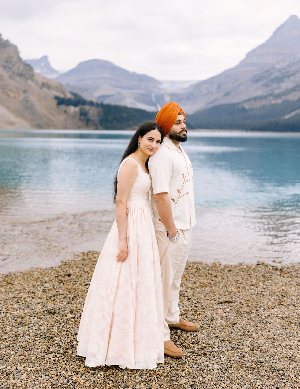 Elegant wedding portrait by Bahga Films