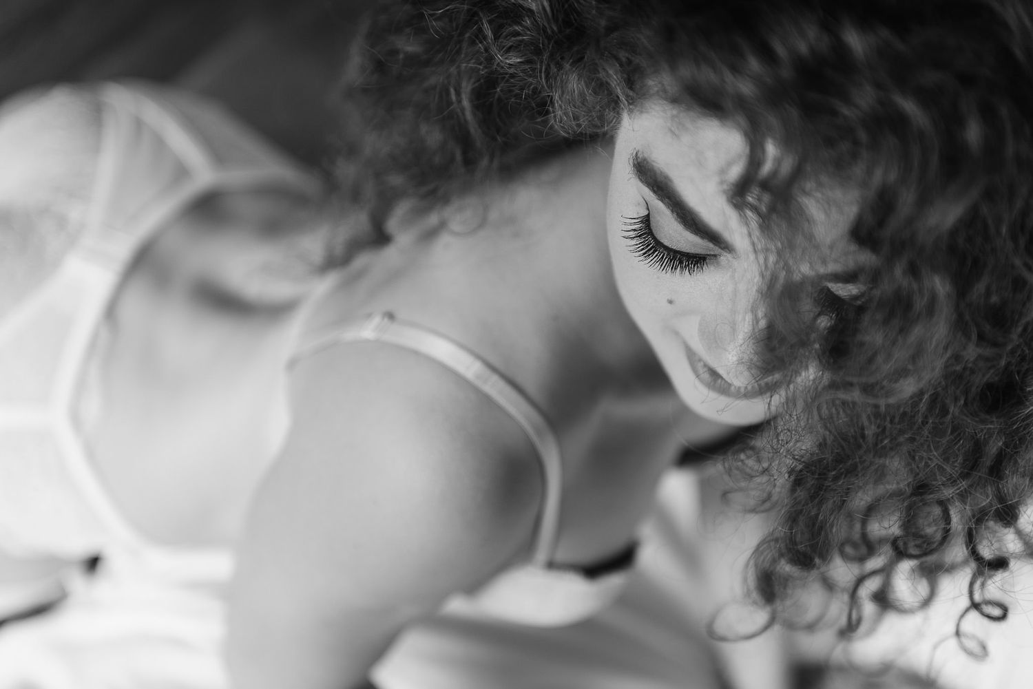 Boudoirporträtt i studio