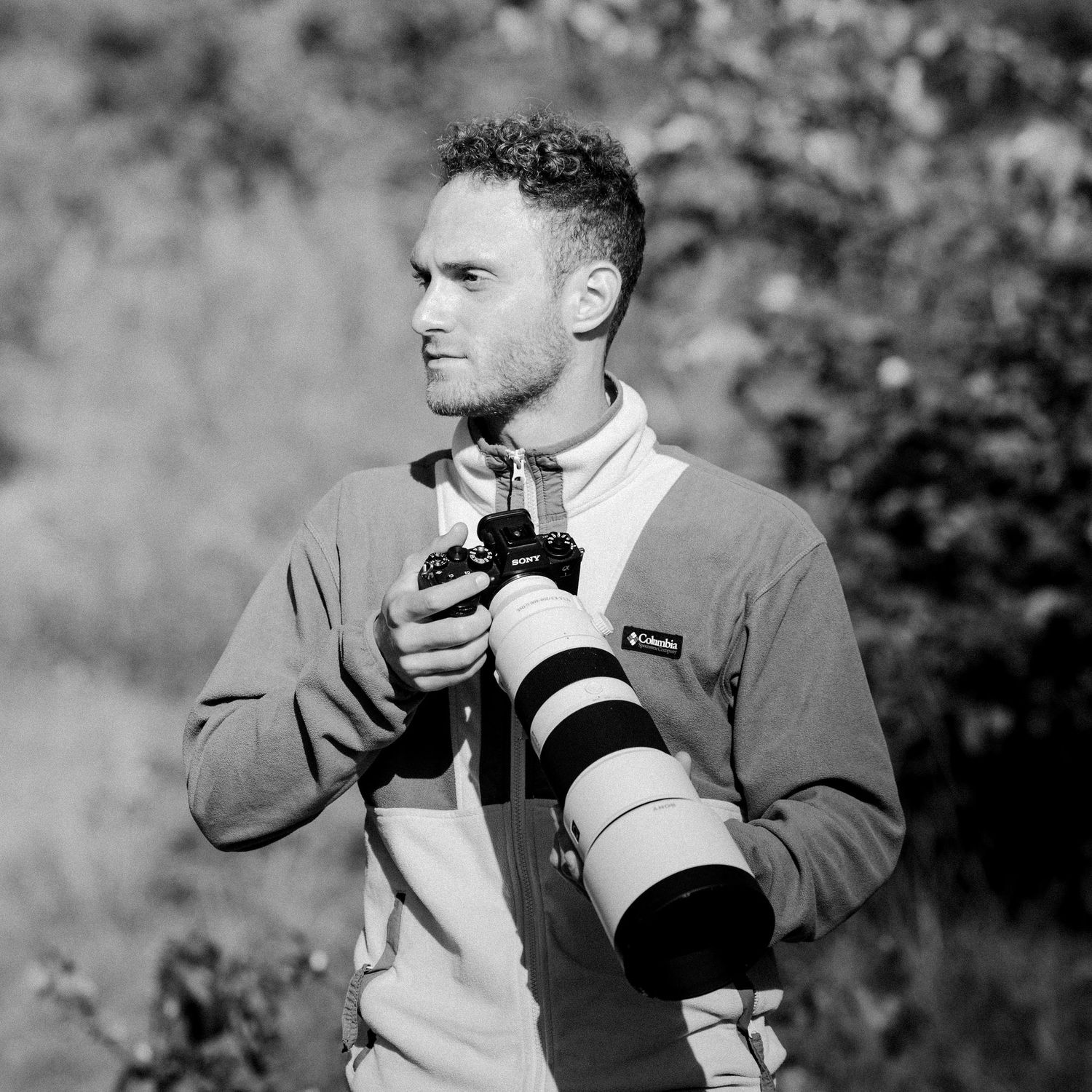 Profile image black and white