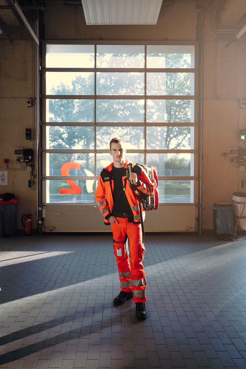 Portrait eines Mitarbeiters des DRK