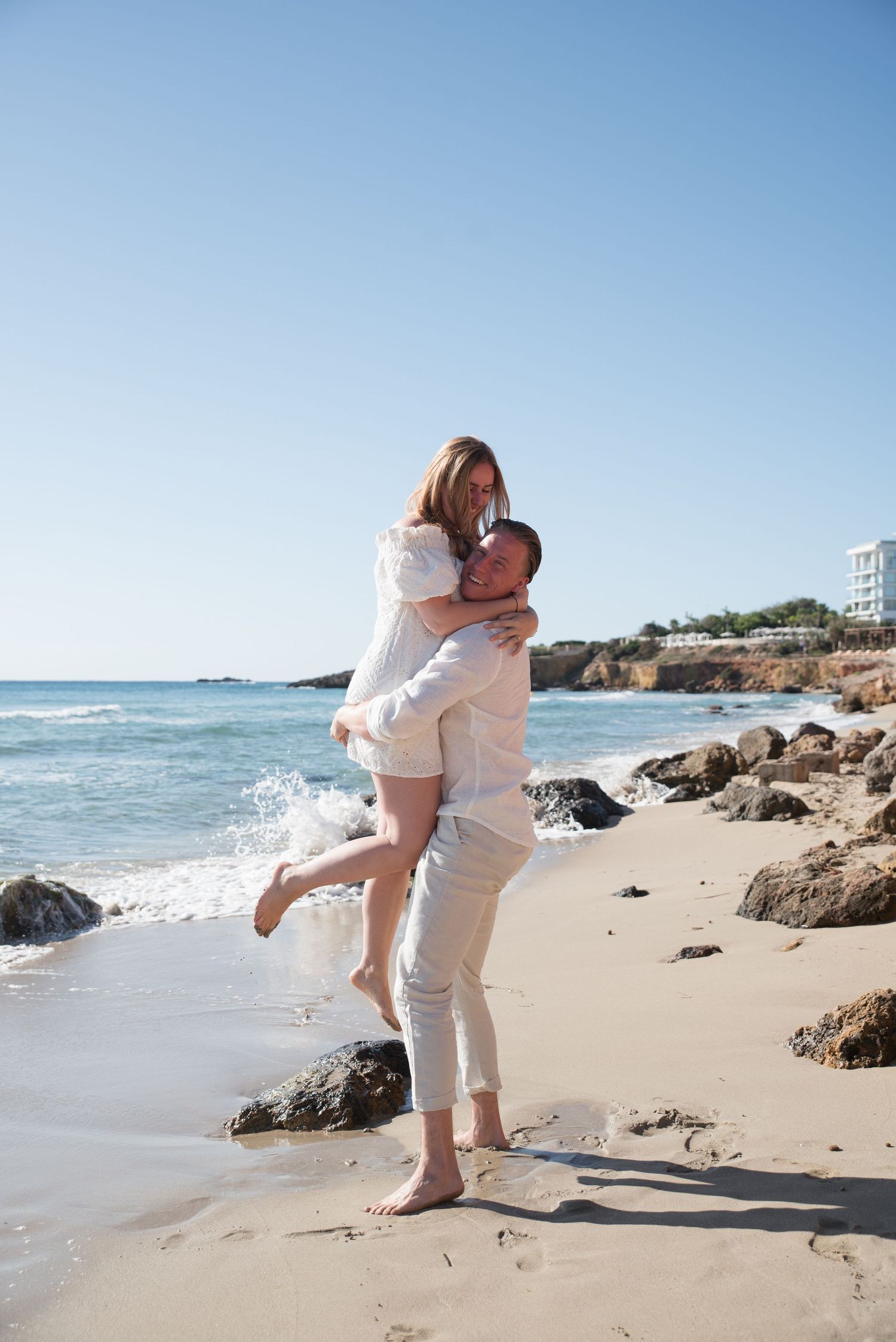 FOTOGRAFÍA DE BODA EN UNA PLAYA DE IBIZA. WEDDING DESTINATION