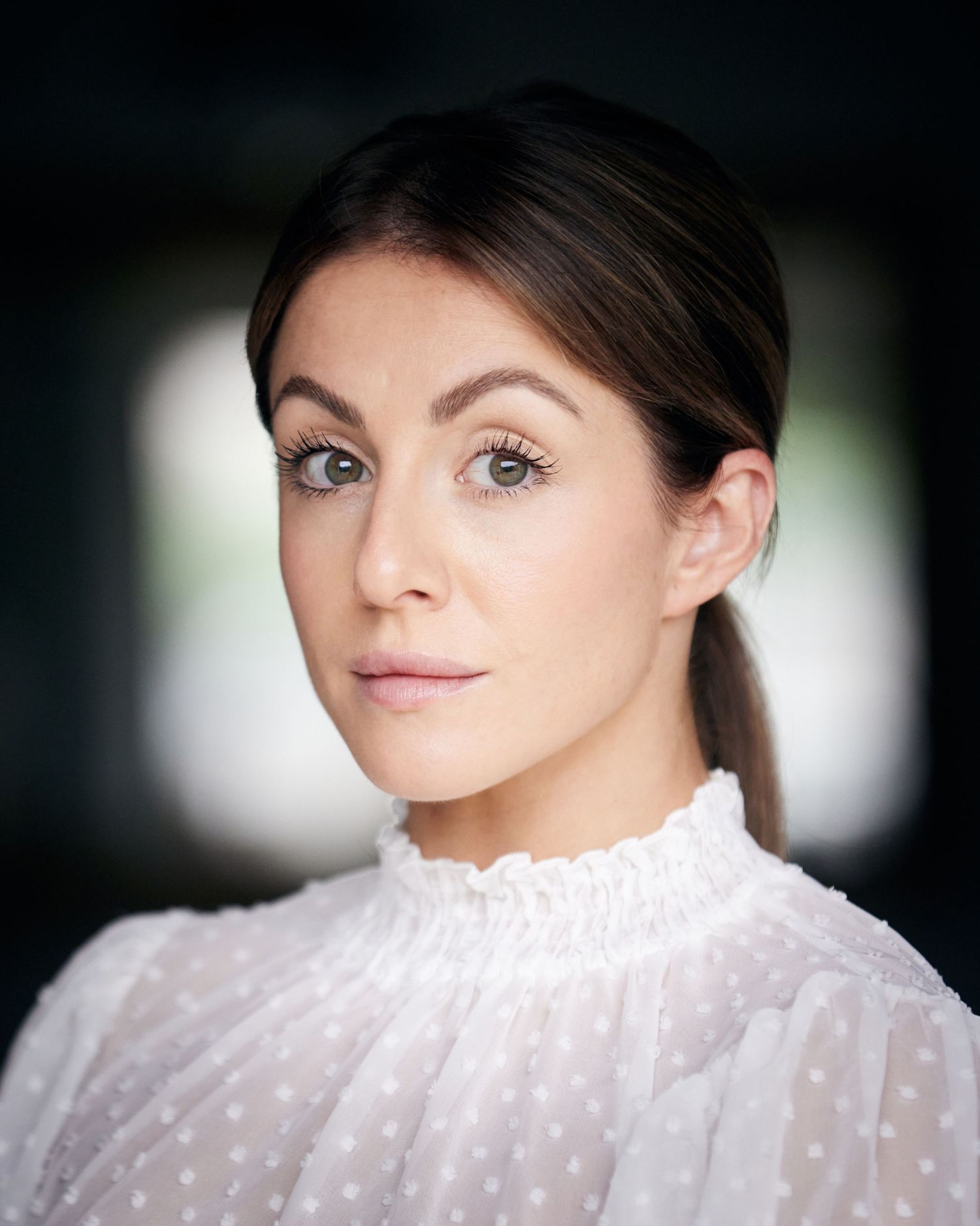 Heritage-style natural light headshot; timeless and period for Cardiff casting.