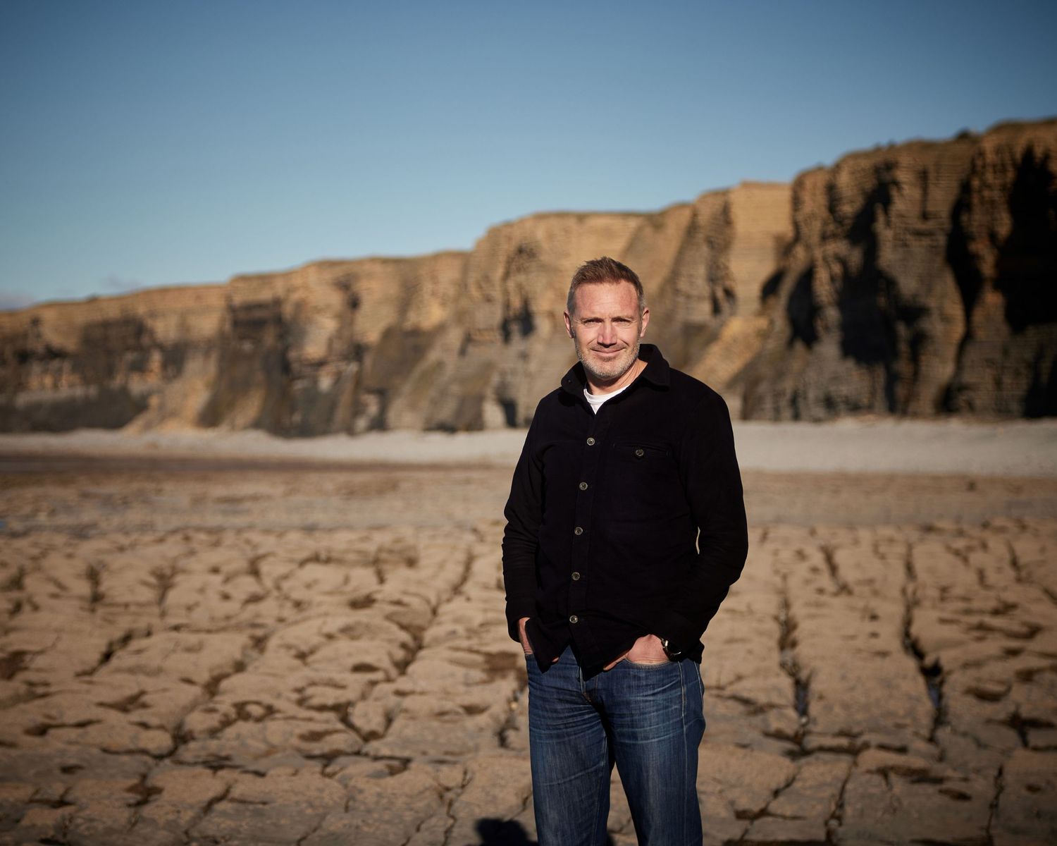 Environmental portrait of an entrepreneur taken in Monk Nash by Cardiff headshot photographer Geraint Todd.