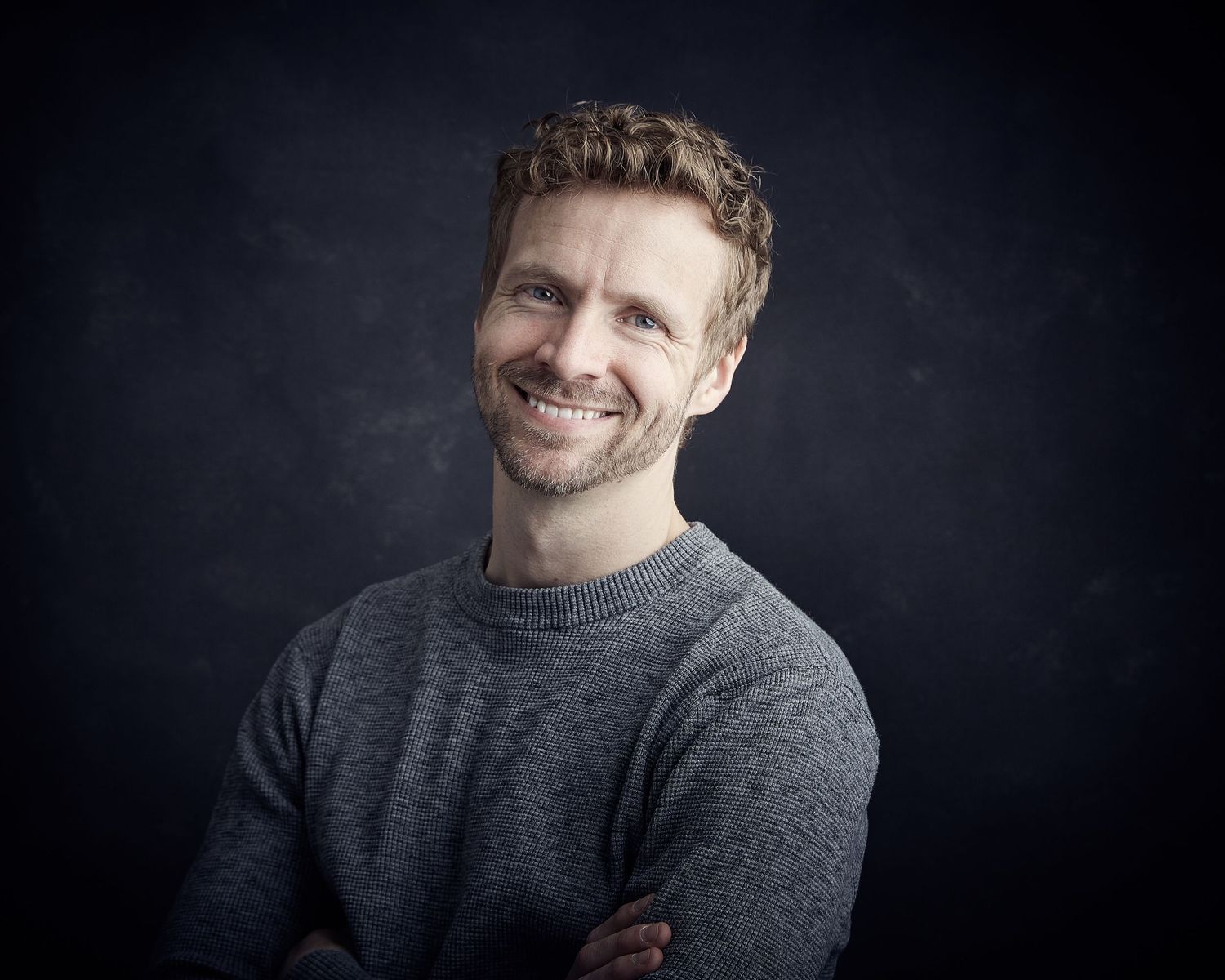Geraint Todd professional branding portrait in his Cardiff studio.