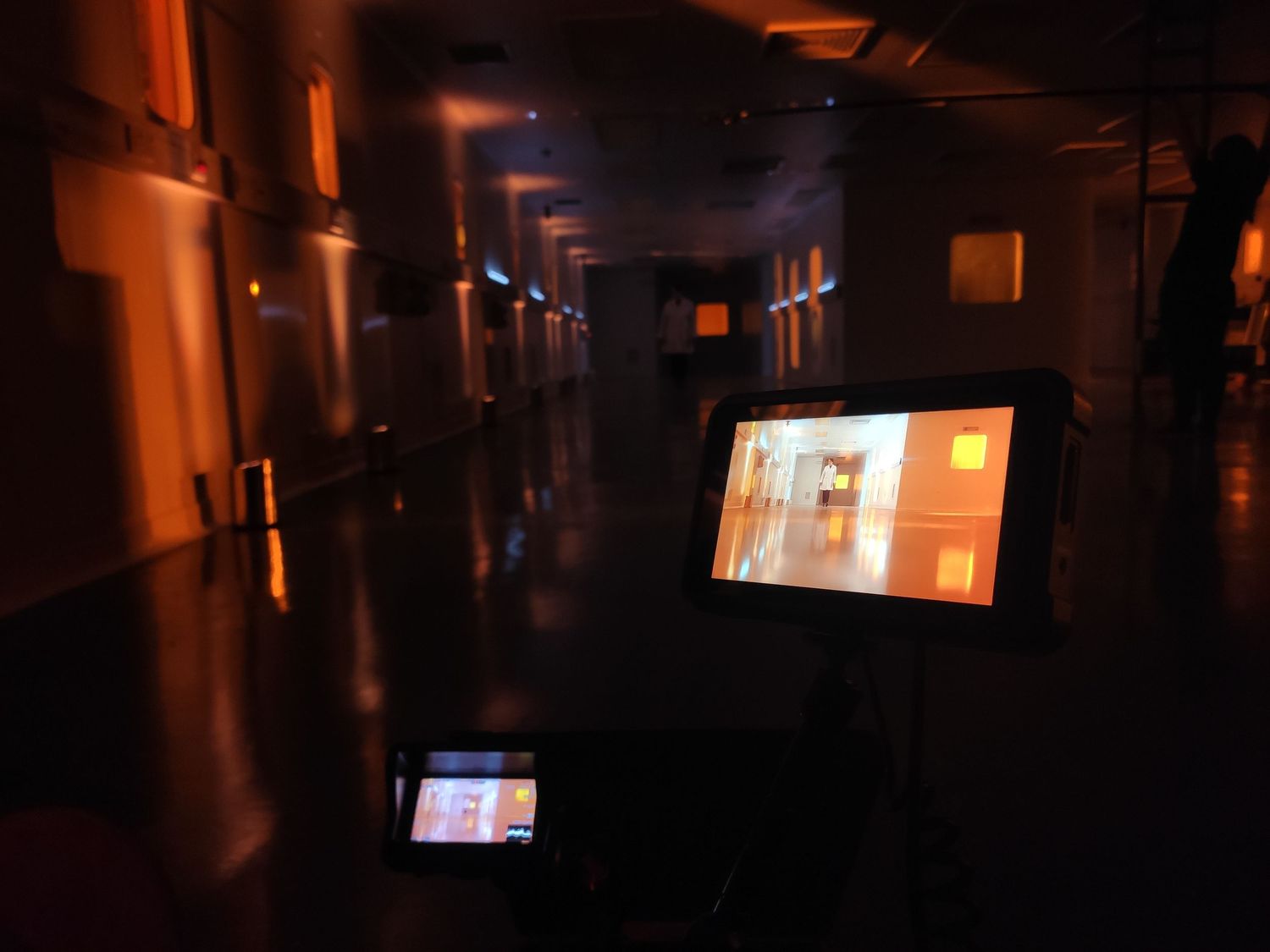 Behind the scenes on the set of Itopia Series 1 for S4C, directed by Geraint Todd.
