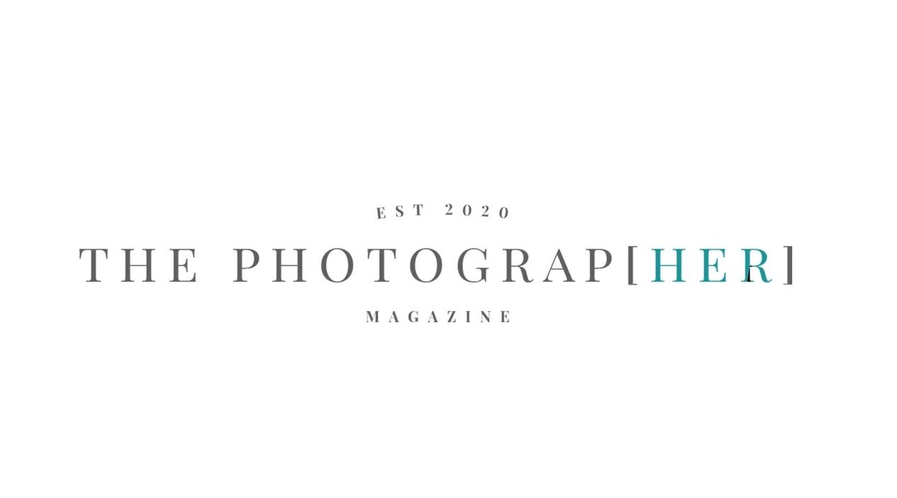 Simple text header for The Photographer Magazine in elegant typography.