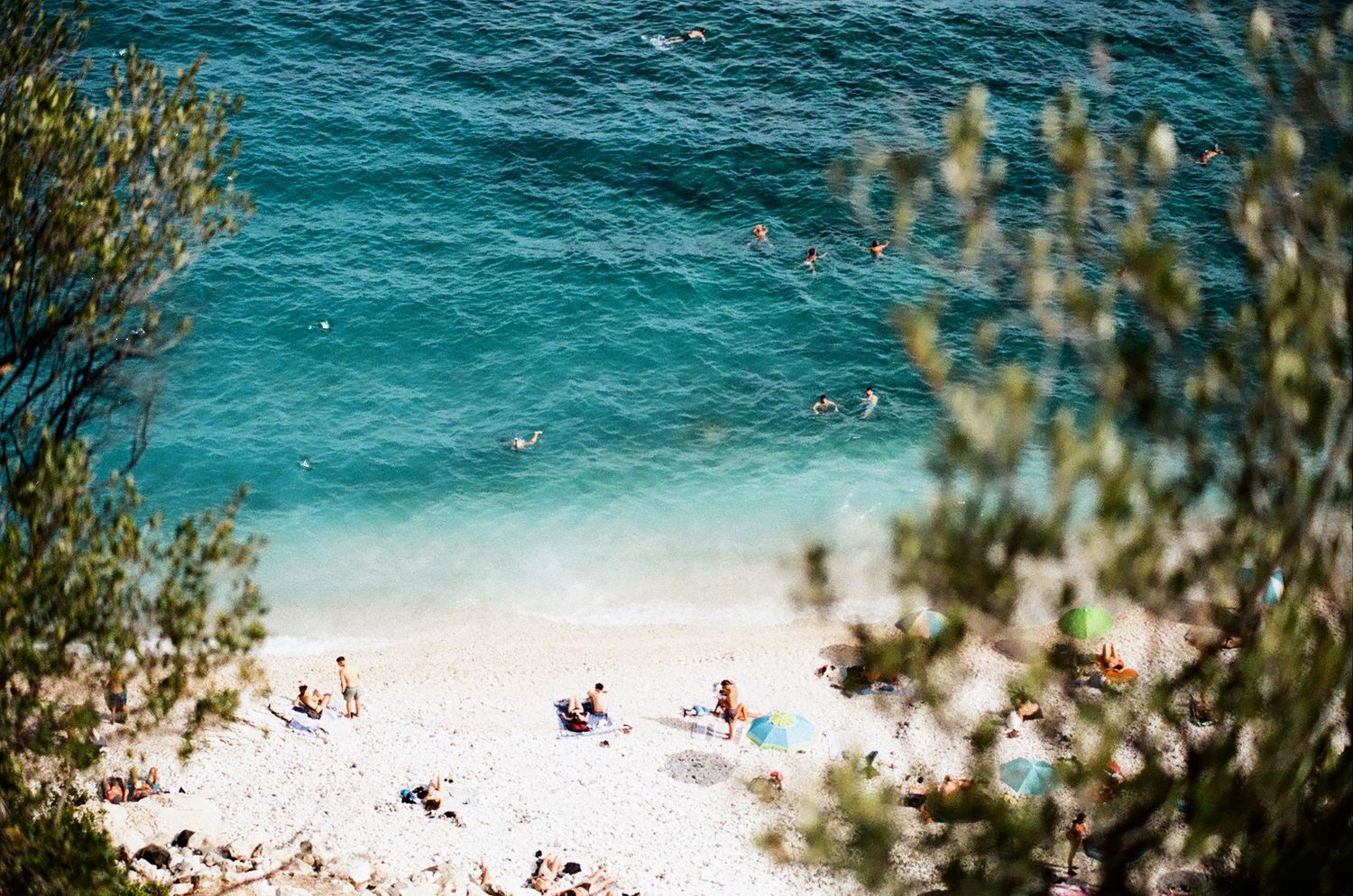 Cinematic travel film photograph in Sardinia.
