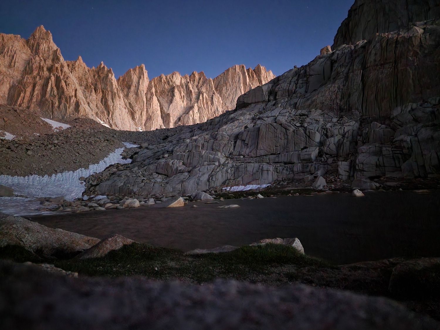 Mt. Whitney at sunrise.