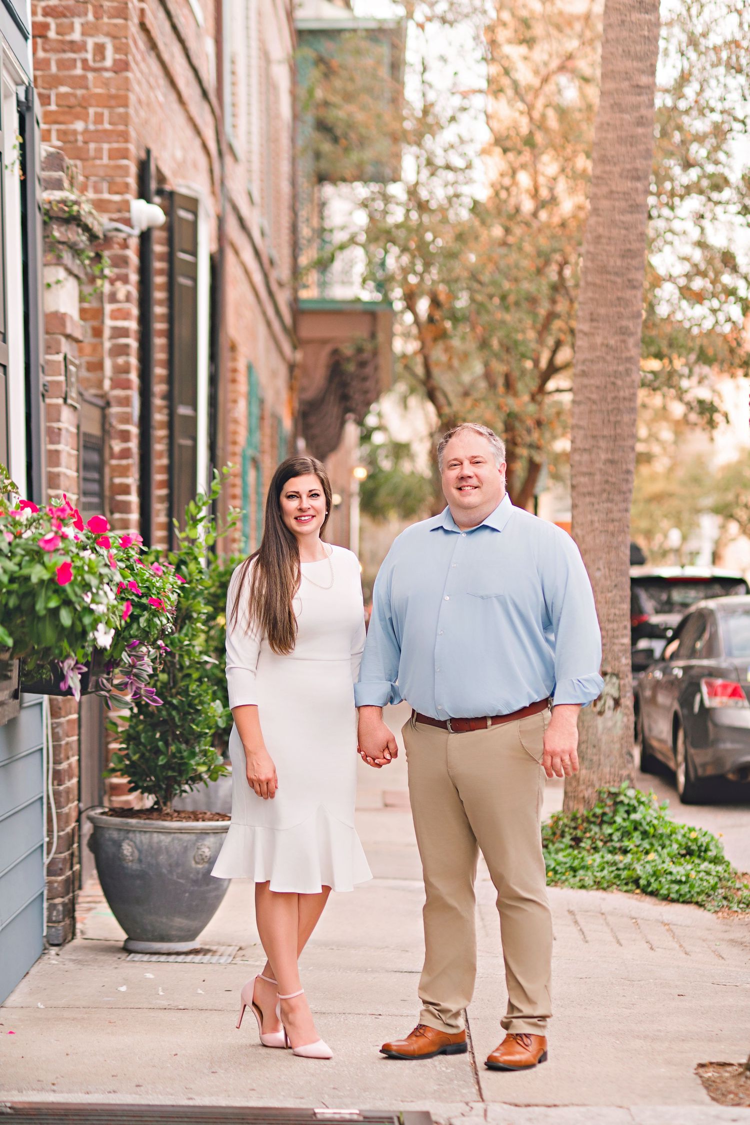 Family portrait session in Charleston South Carolina with parents and children, light-filled timeless heirloom photography