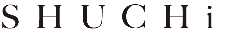 Black text logo spelling SHUCHI on transparent background.