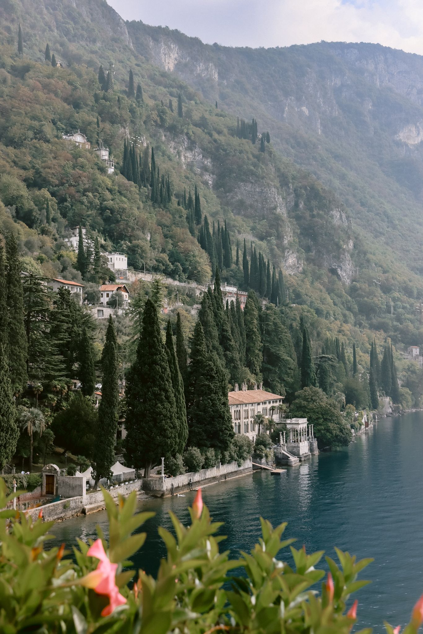 Villa Monastero overlooking Lake Como, elegantly photographed by a luxury Chicago wedding photographer specializing in editorial photography