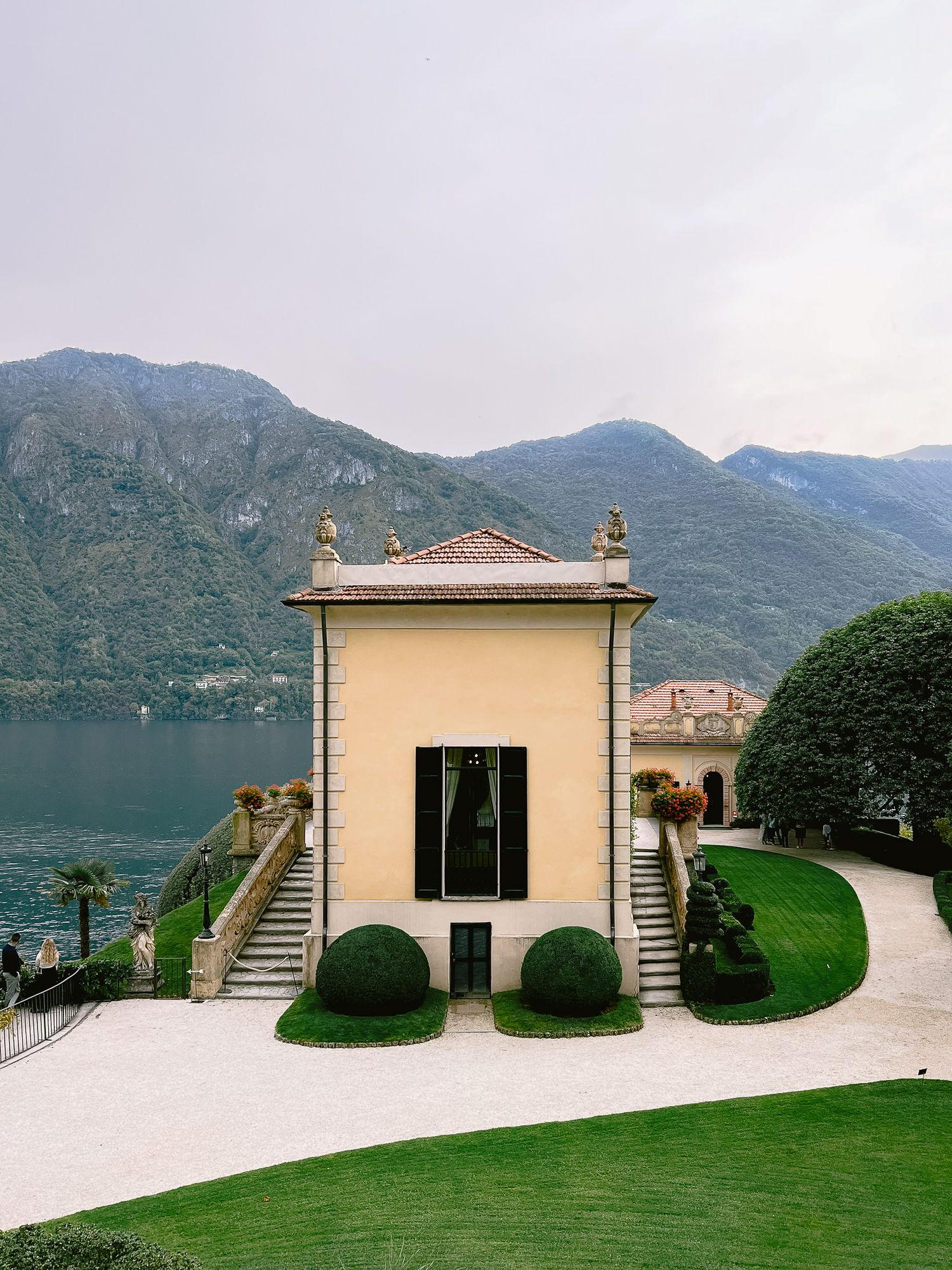 Elegant villa by Lake Como - destination wedding photography by luxury Chicago wedding and elopement photographer.