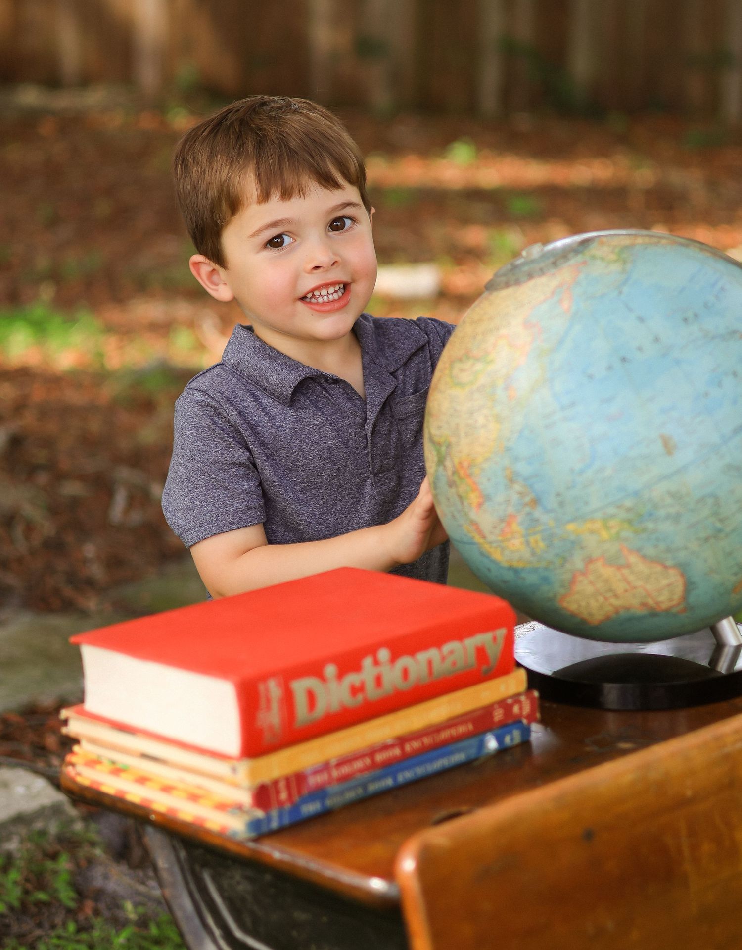 kid smiling back to school VPK orlando florida family photographer
