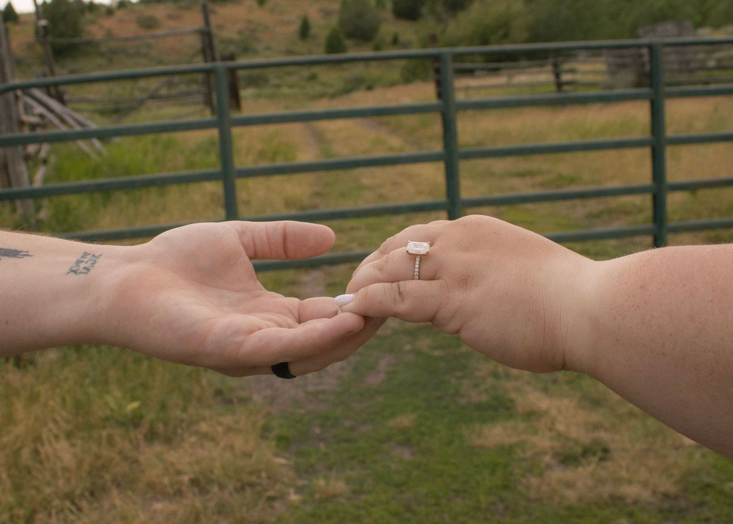 Engagement in canyon