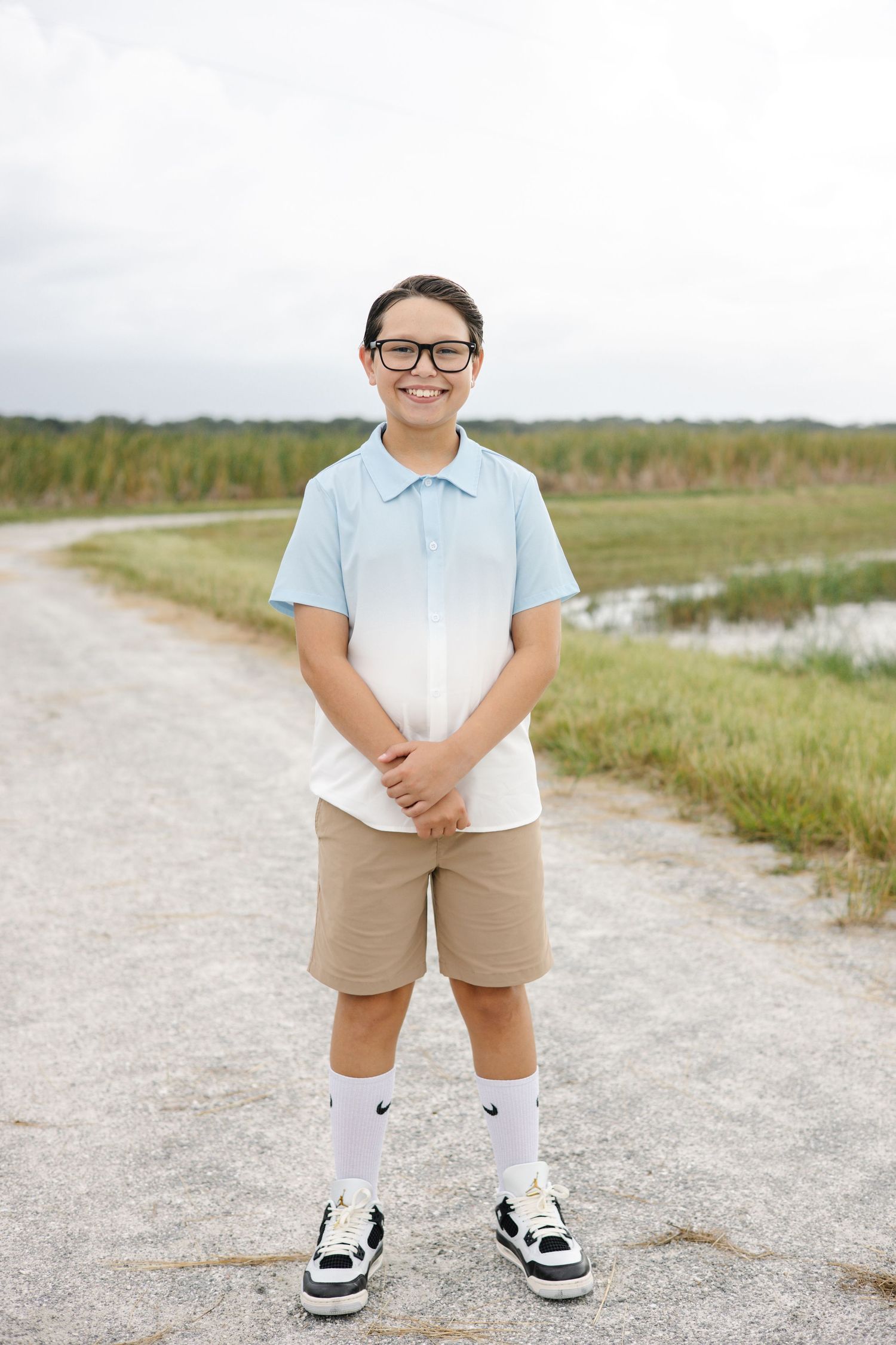 Portrait photography session in Okeechobee, Florida capturing natural light outdoor portraits
