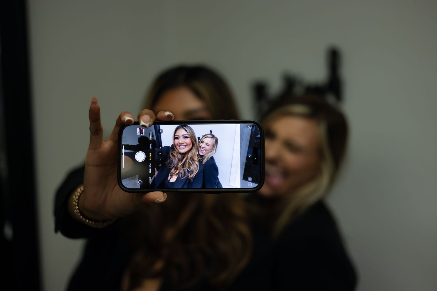 Branding photography session for hairstylist in Okeechobee, Florida showcasing professional salon portraits