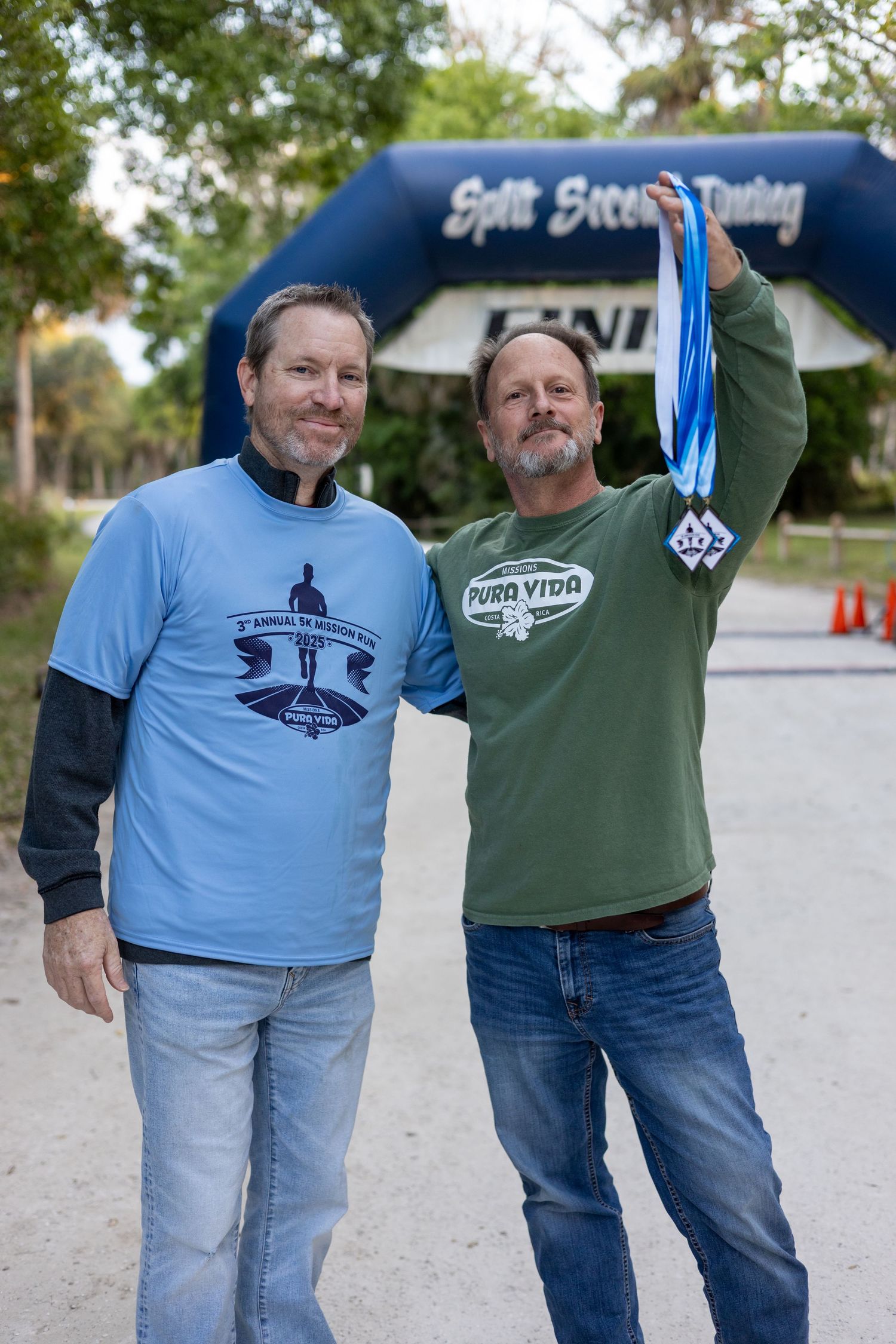 Fundraiser race event photography in Jupiter, Florida capturing runners supporting Pura Vida Missions