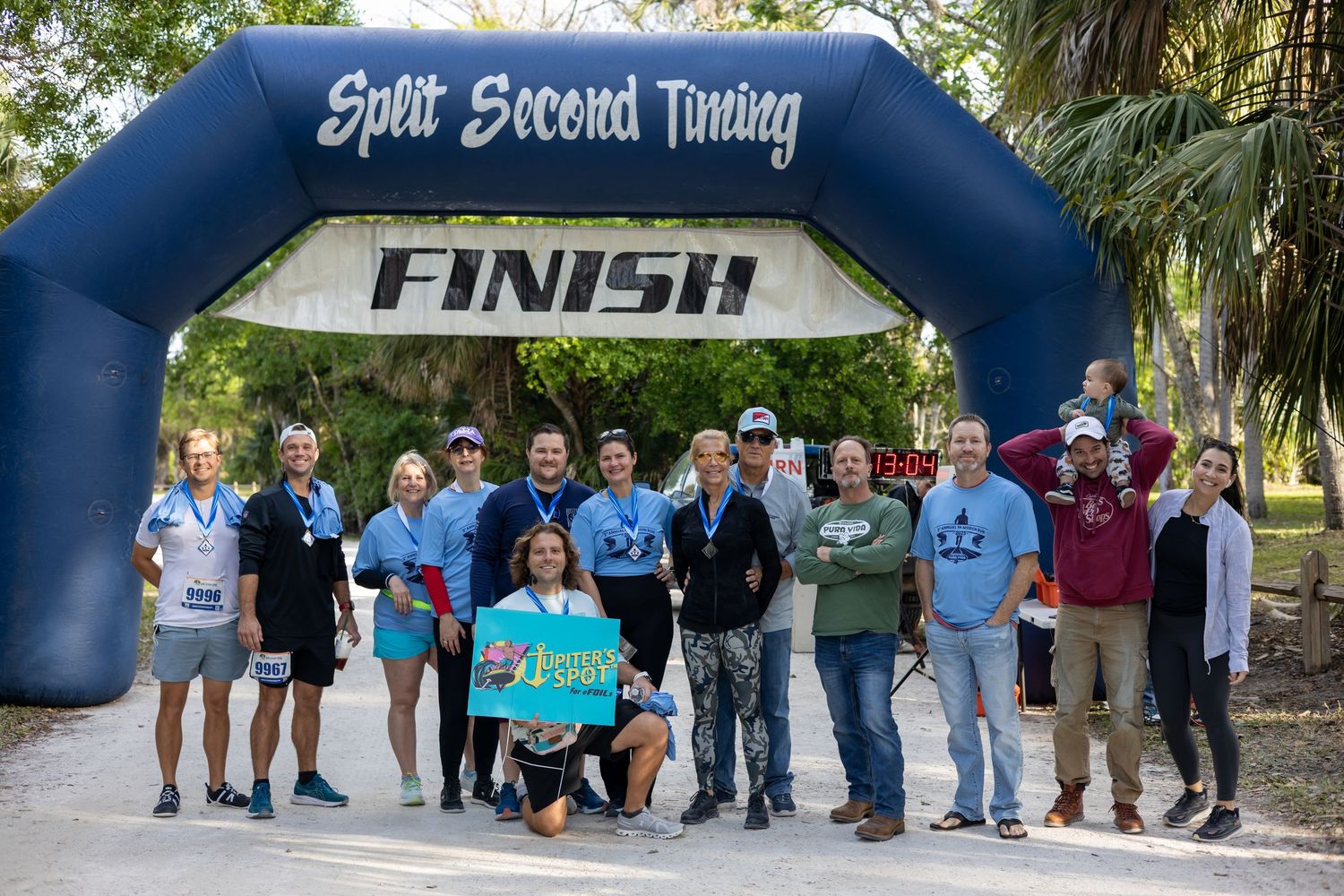 Fundraiser race event photography in Jupiter, Florida capturing runners supporting Pura Vida Missions