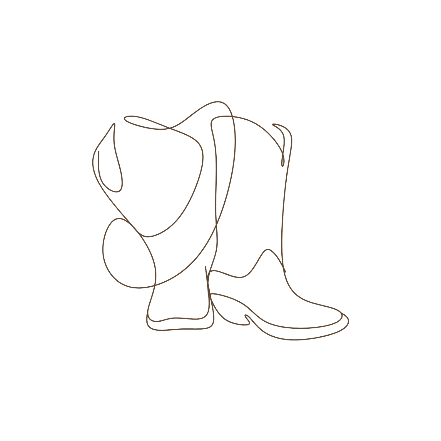 Boots and hat icon
