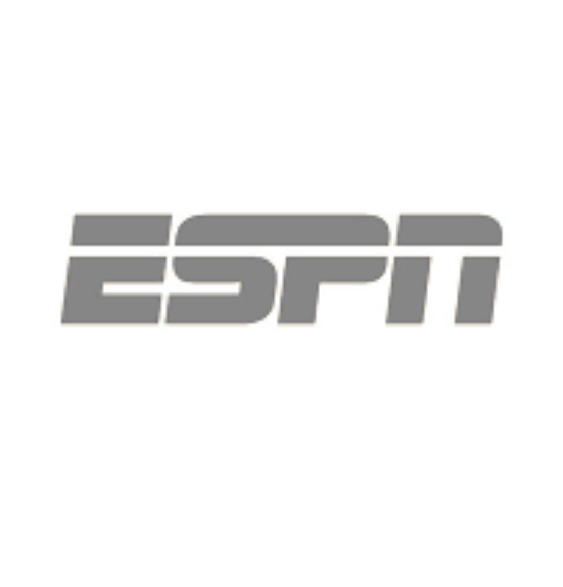ESPN logo variations in grayscale demonstrating the sports network's brand evolution.