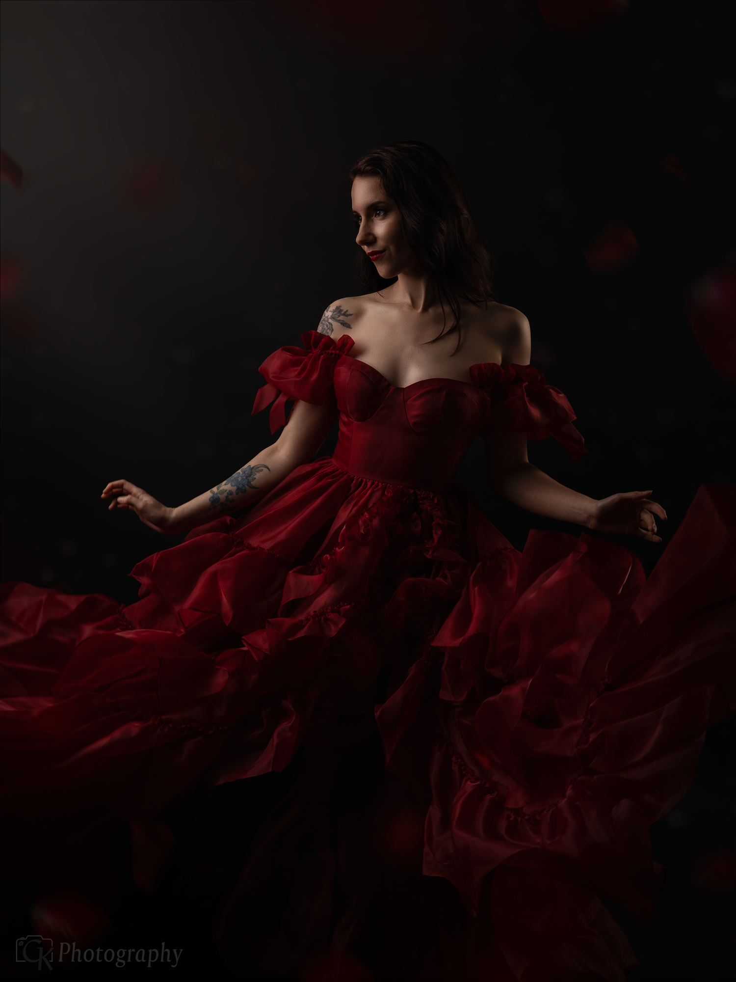 Creatieve studio portretfotografie met editorial uitstraling
