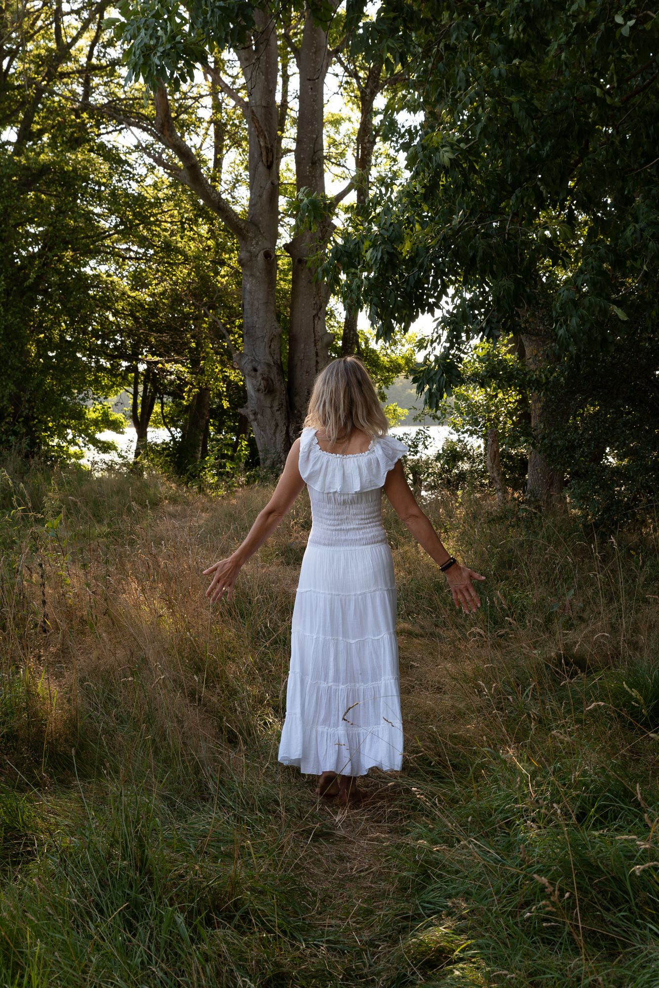 skogsbad fotografering