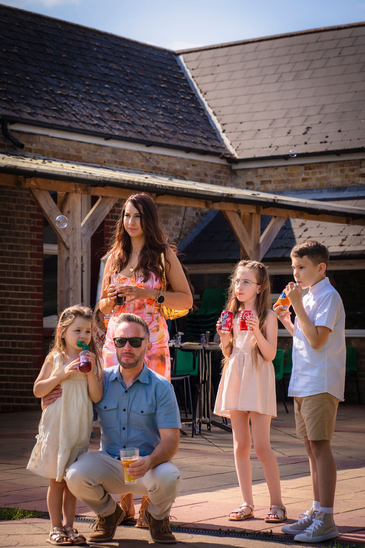 A candid and unposed family photograph at a family celebration event, captured by shorely a memory photography in Margate, Kent.