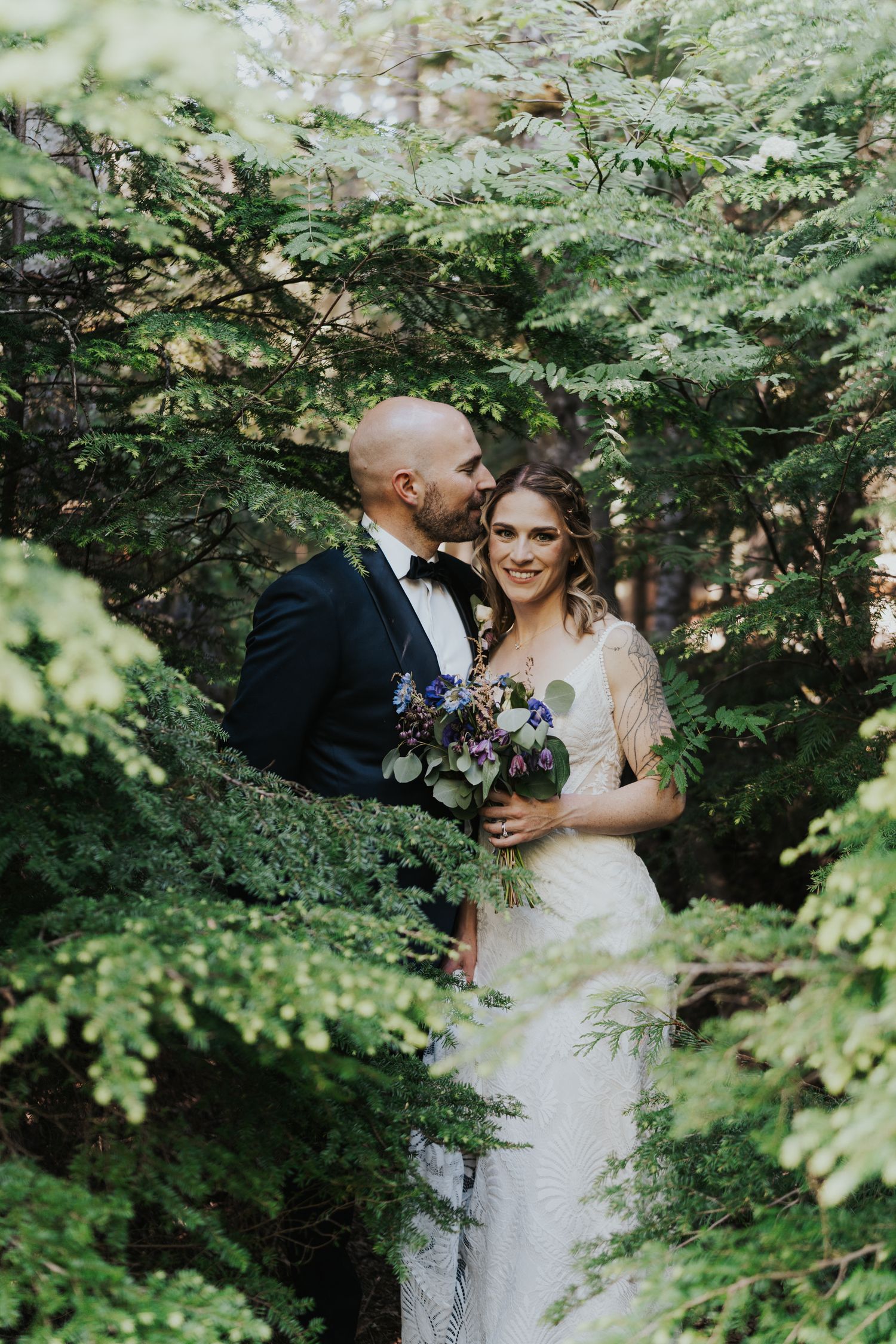 fairy tale whistler forest wedding photography