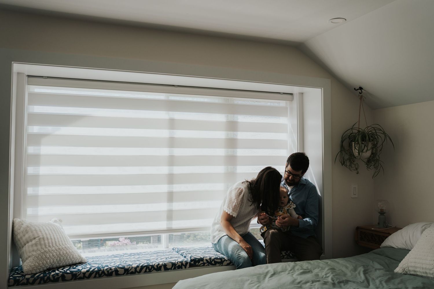 Tender motherhood moment captured during family photography session in Vancouver