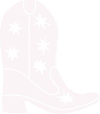Pale pink dinosaur border design with scattered star shapes.
