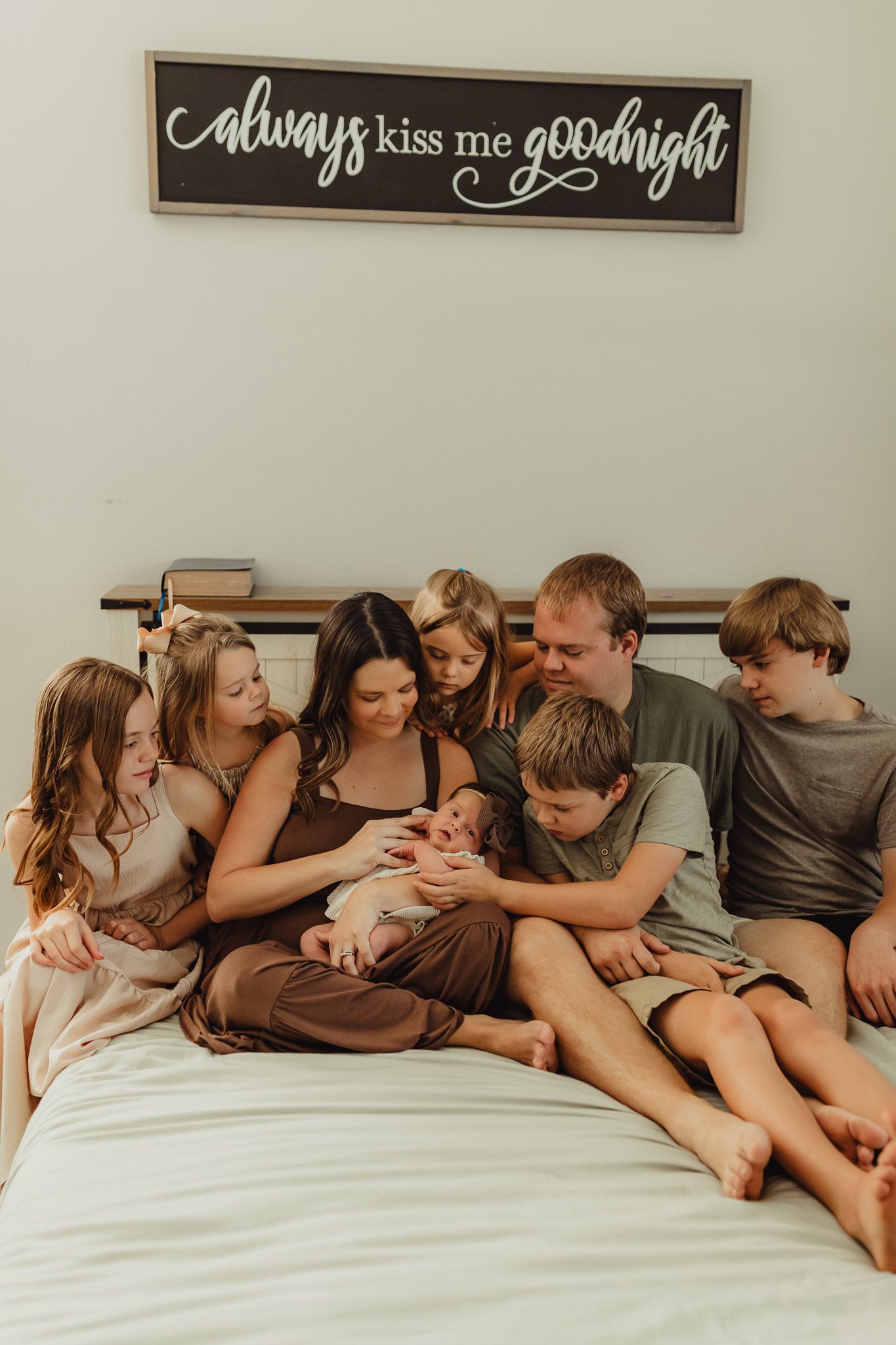 Lakewood Ranch in-home newborn photographer capturing timeless newborn portraits in the comfort of a family's home.