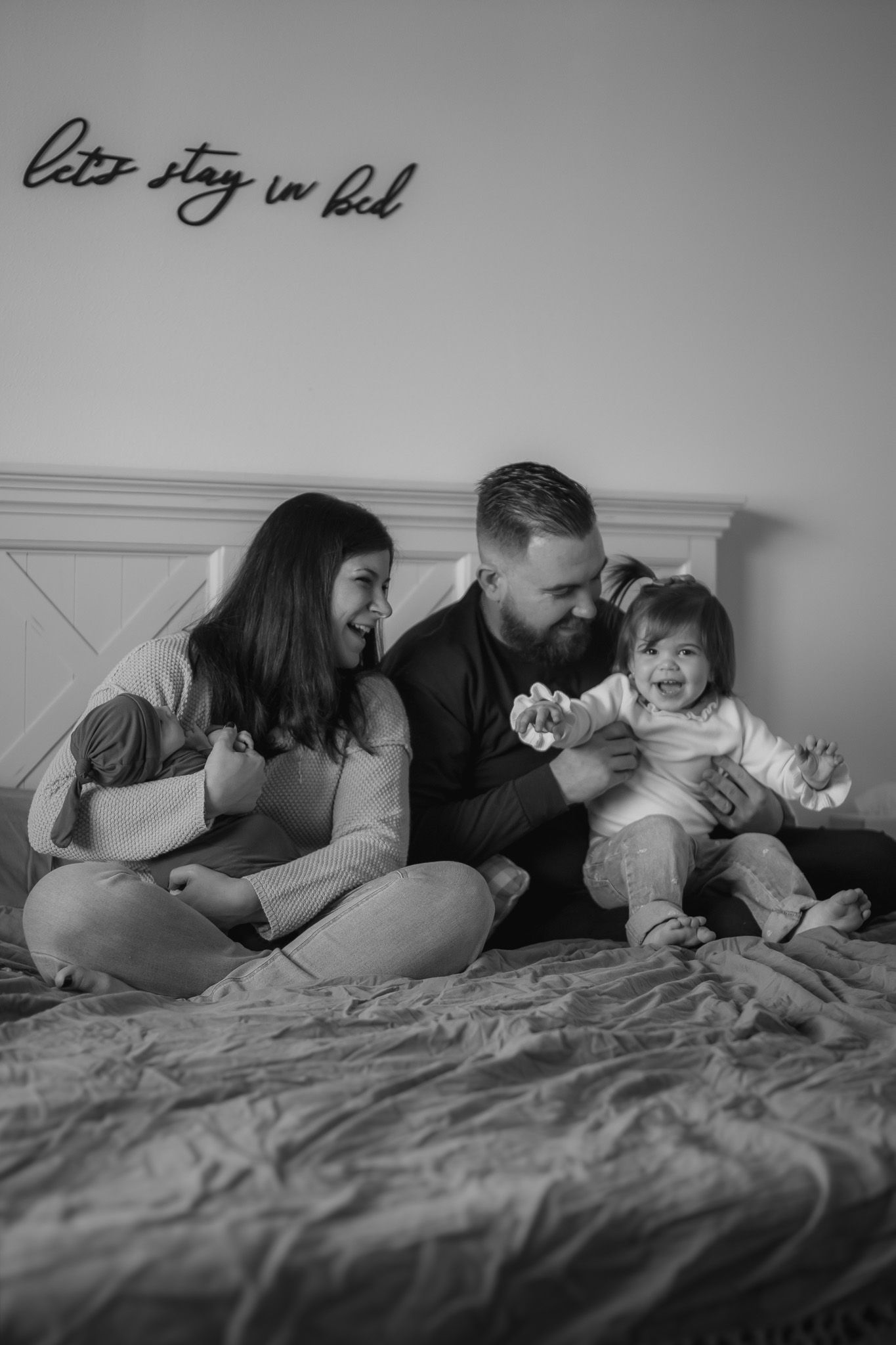 Newborn baby wrapped in natural light session in Lakewood Ranch Florida
Lifestyle newborn photography in Bradenton Florida home session