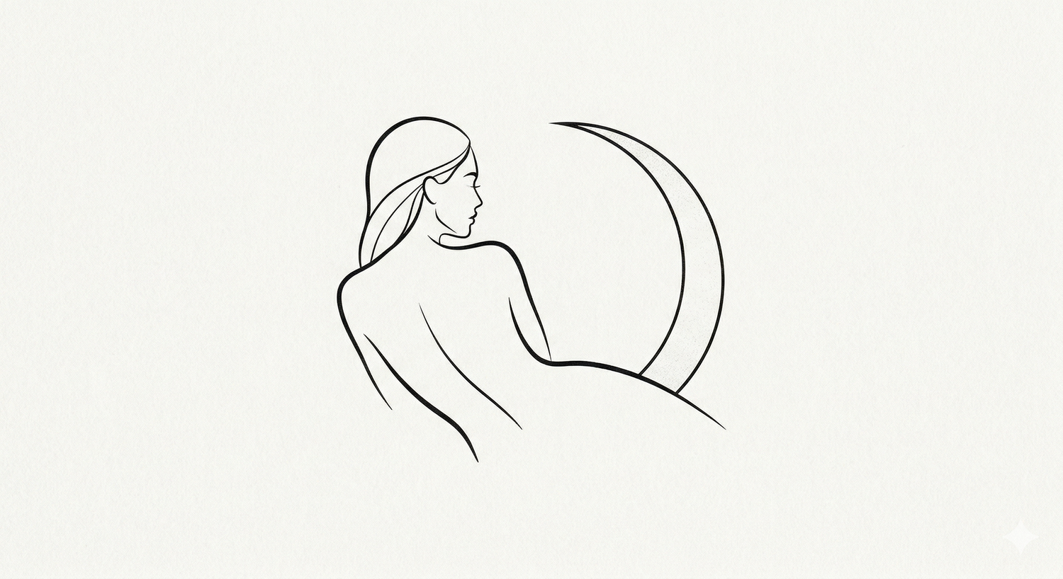 Frau und mond - Boudoir