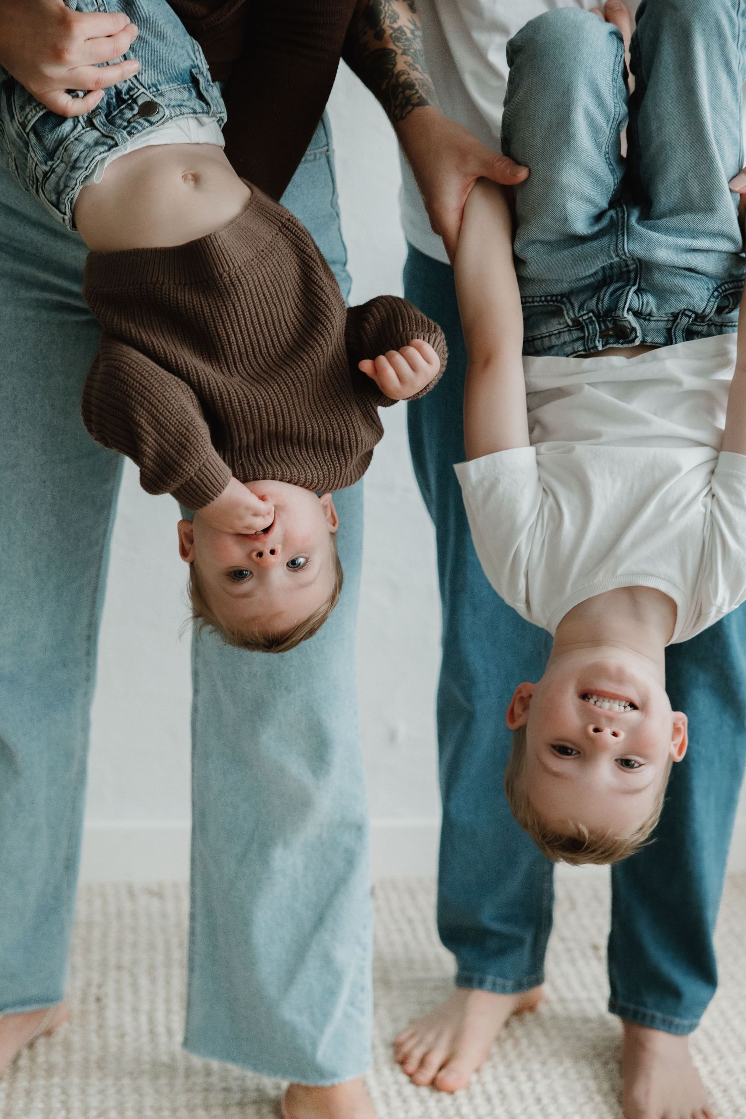 Family photography session studio capturing love and connection Wagga Wagga