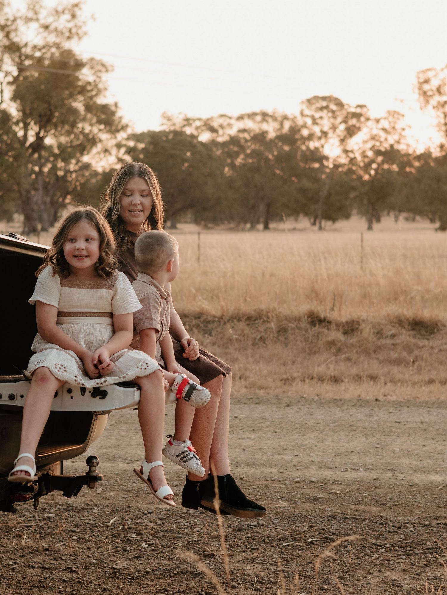Family photography session golden hour capturing love and connection Wagga Wagga