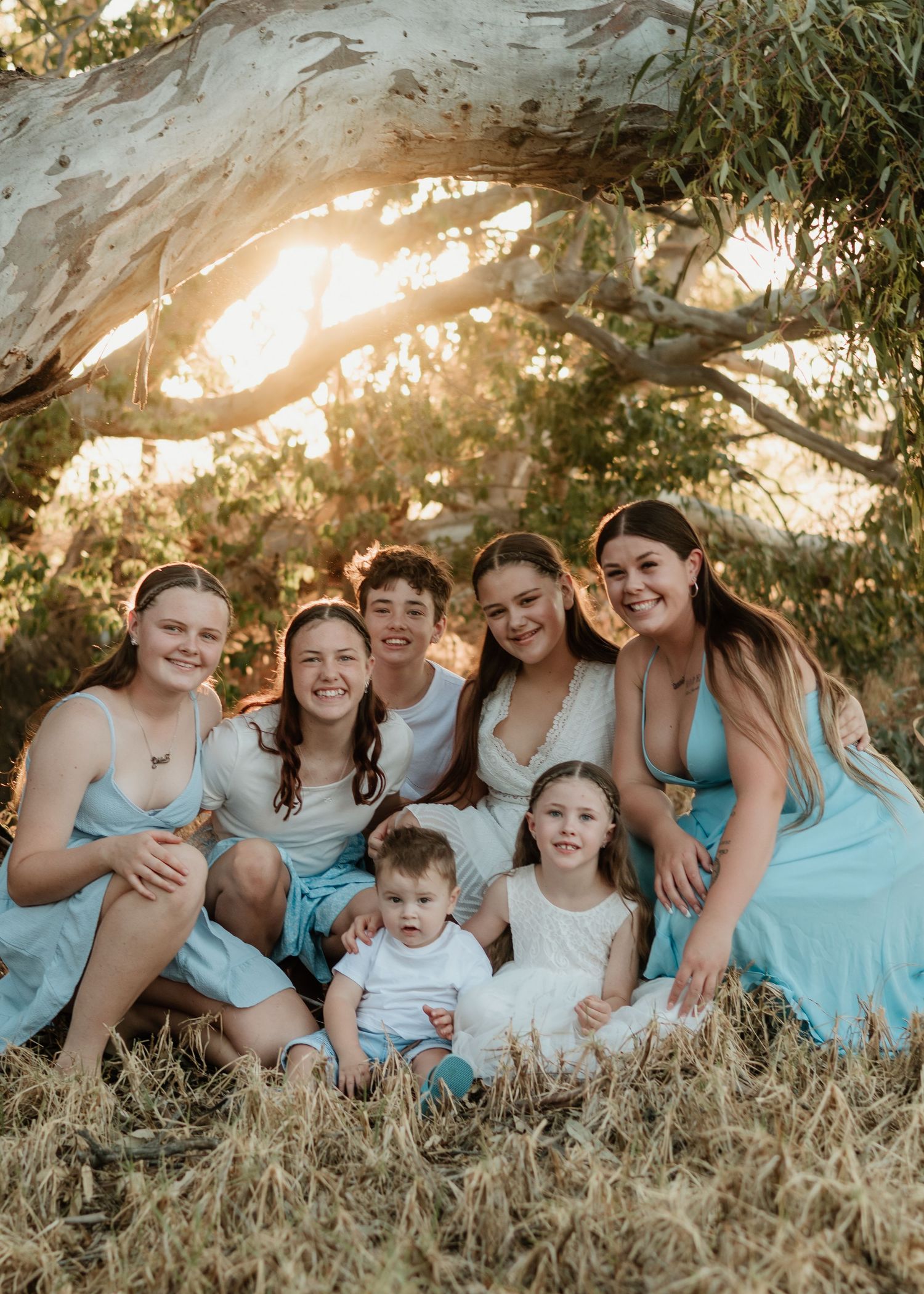 Family photography session golden hour capturing love and connection Wagga Wagga