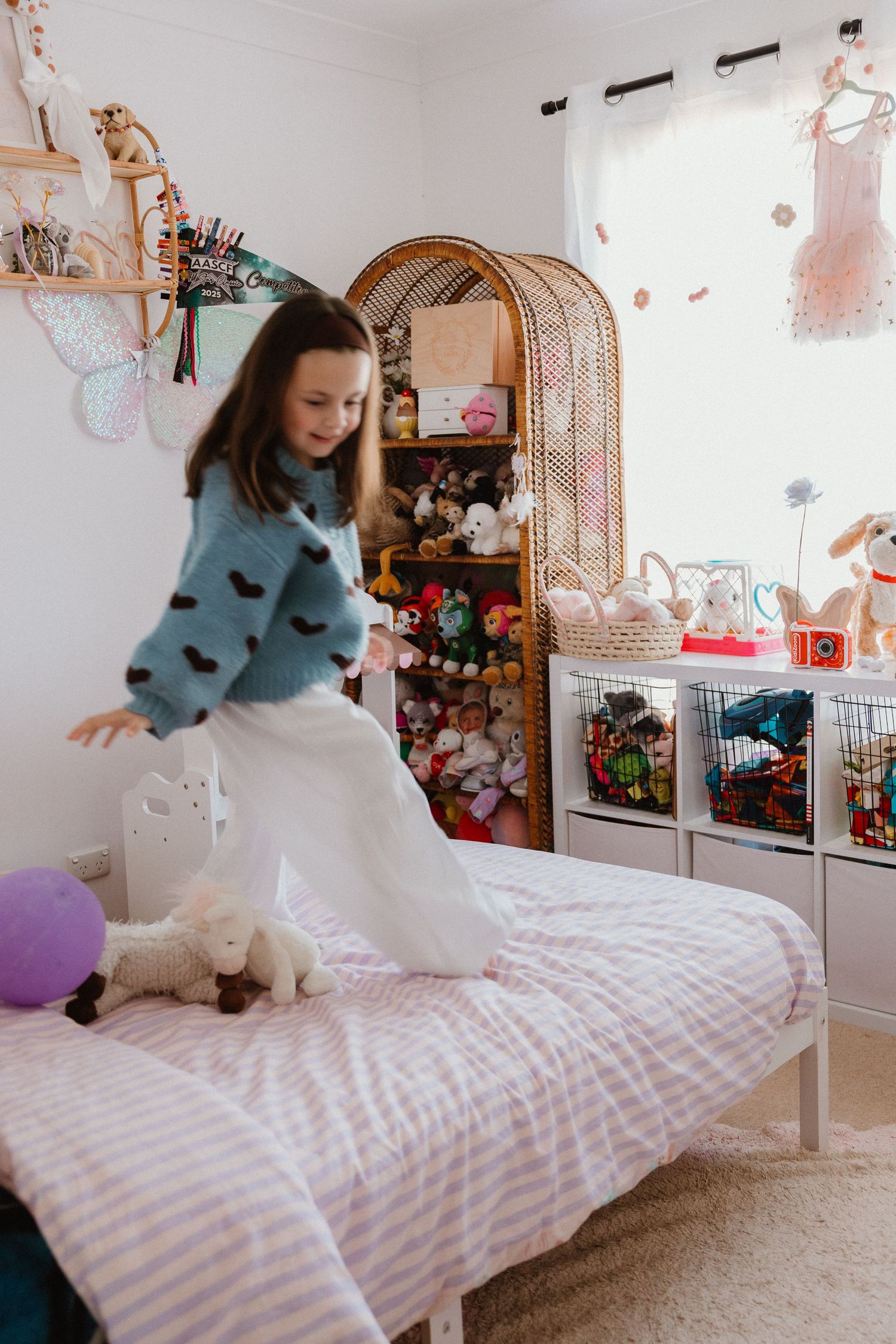 childhood bedroom photography session capturing childhood memories