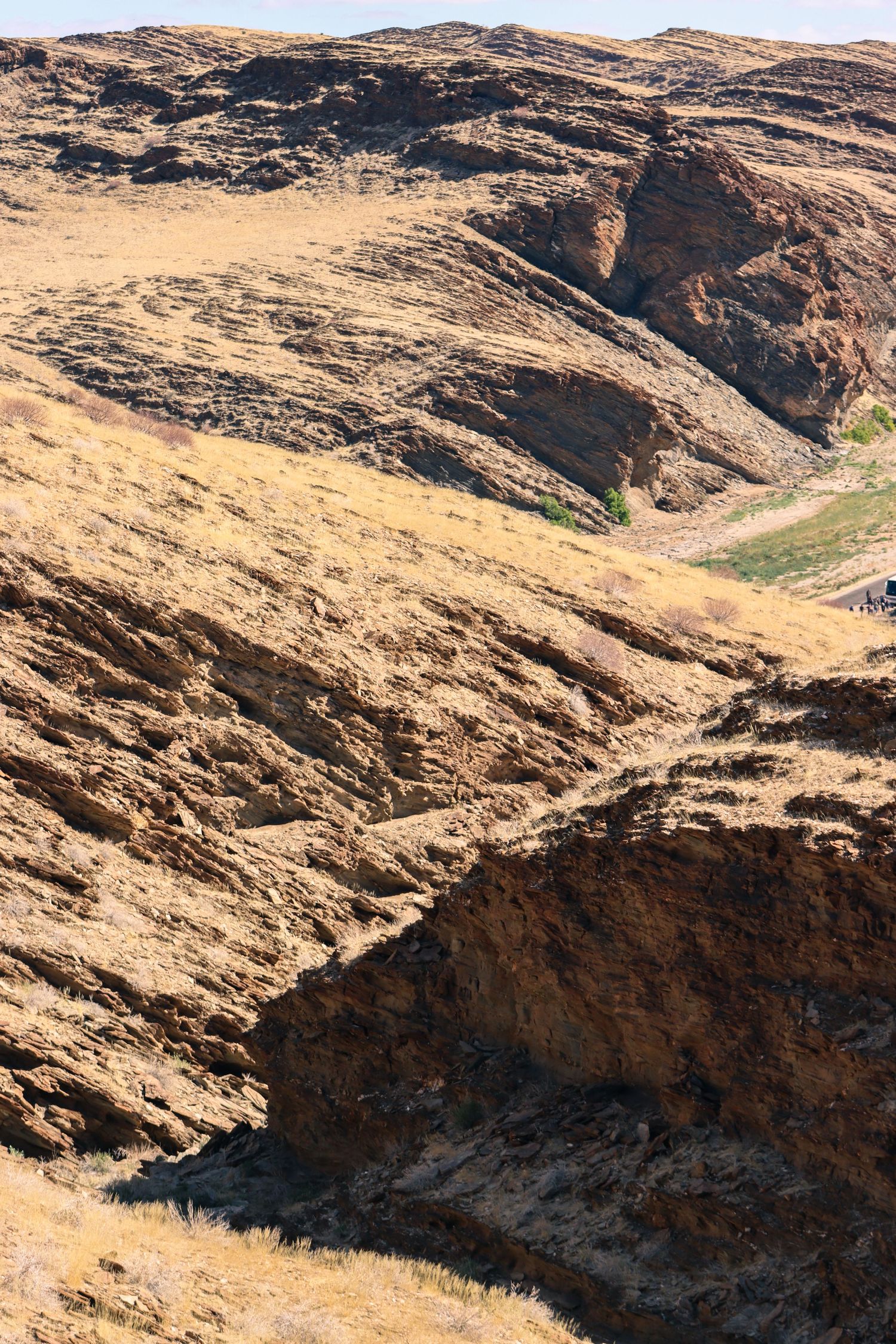 Gorges creusées dans les plateaux rocheux du désert namibien — paysage, Namibie