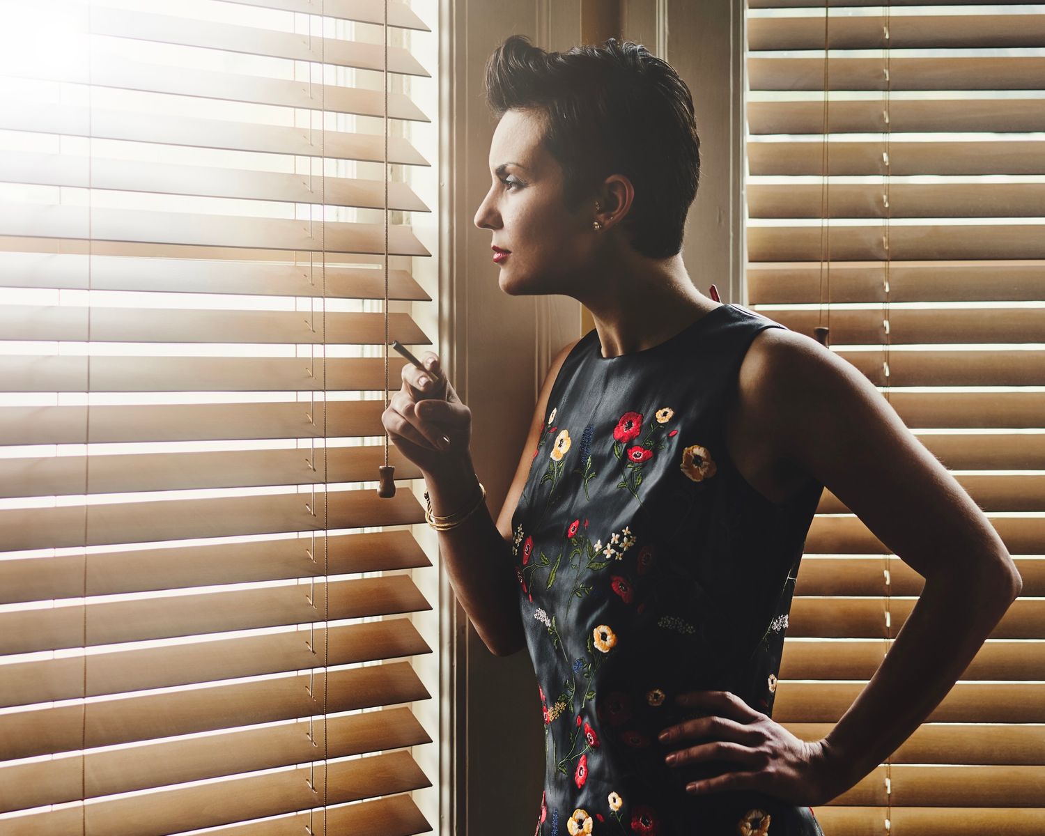 Environmental portrait detail with natural window light — editorial portrait by Los Angeles photographer Afonso Salcedo