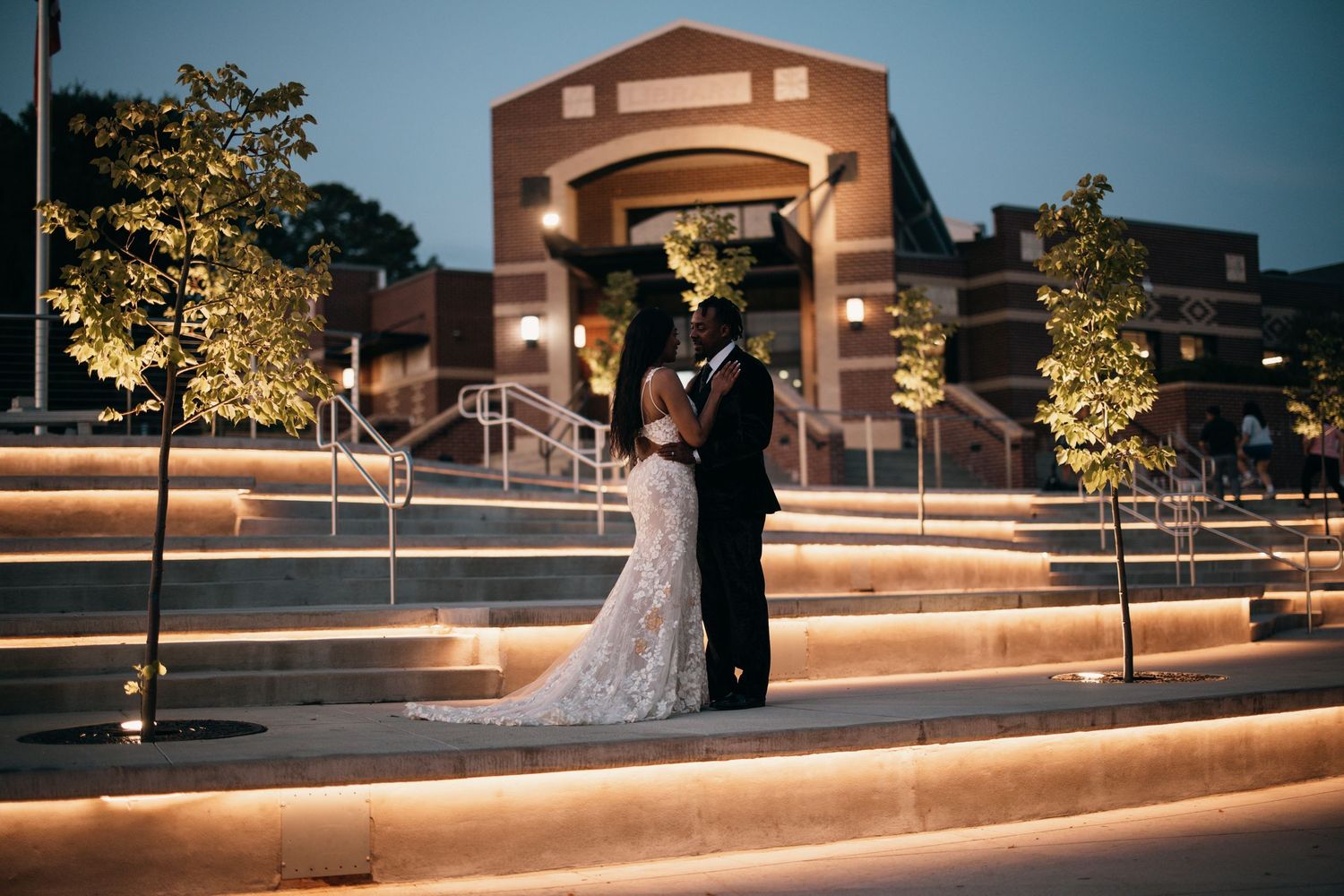 blue hour wedding photos, wedding production company, black wedding production company, black wedding photographers