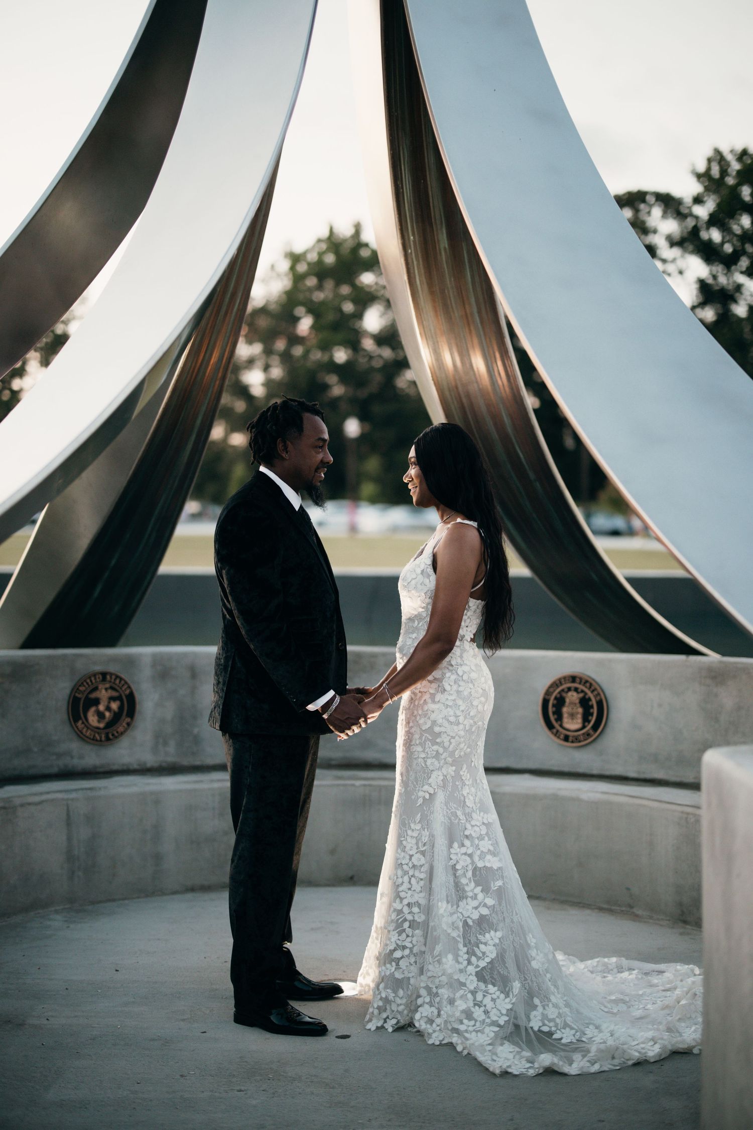 golden hour wedding photos, suwanee wedding photos, black wedding photographers, suwanee wedding photos, wedding production companies