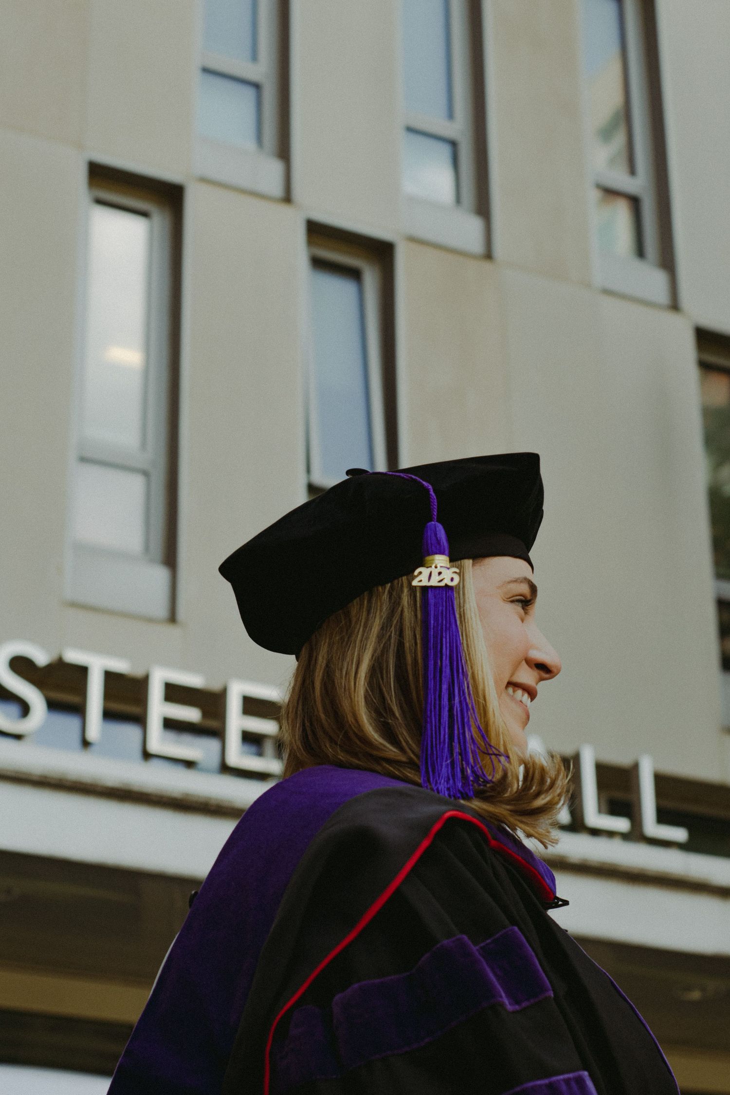A profile photo of a law school graduate.