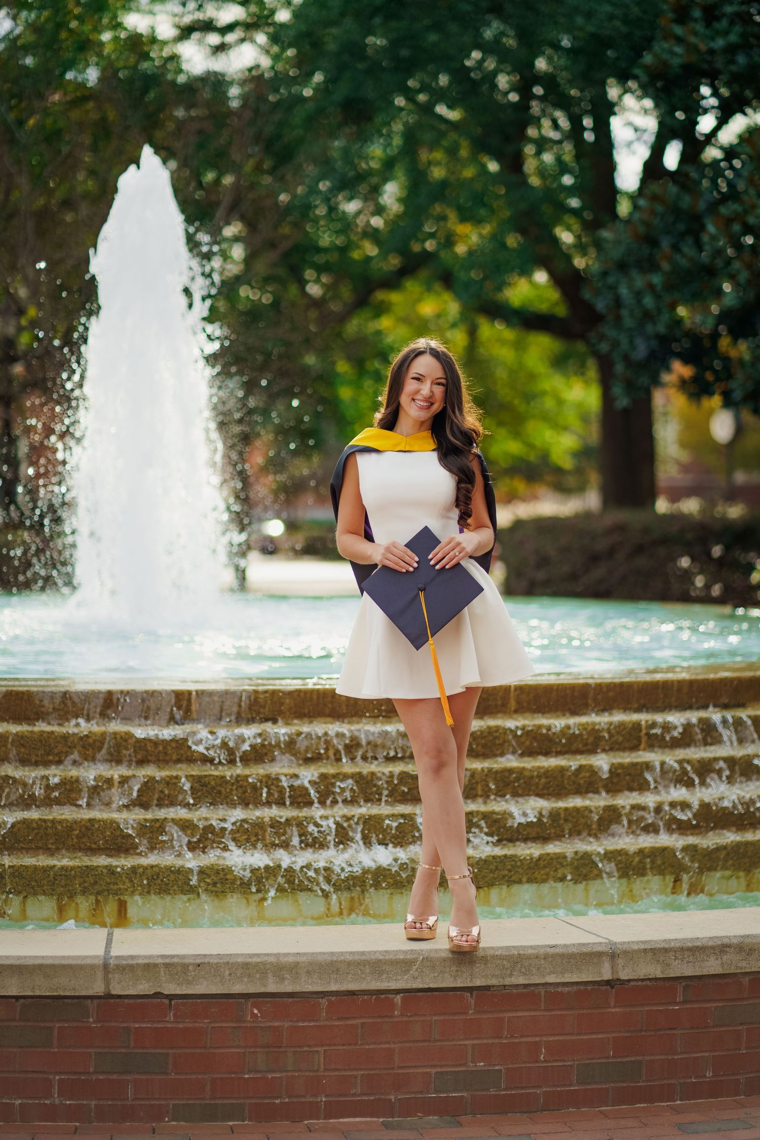 The Best ECU Grad Photos By Joan Avilez ECU grad photographer, ECU wright fountain