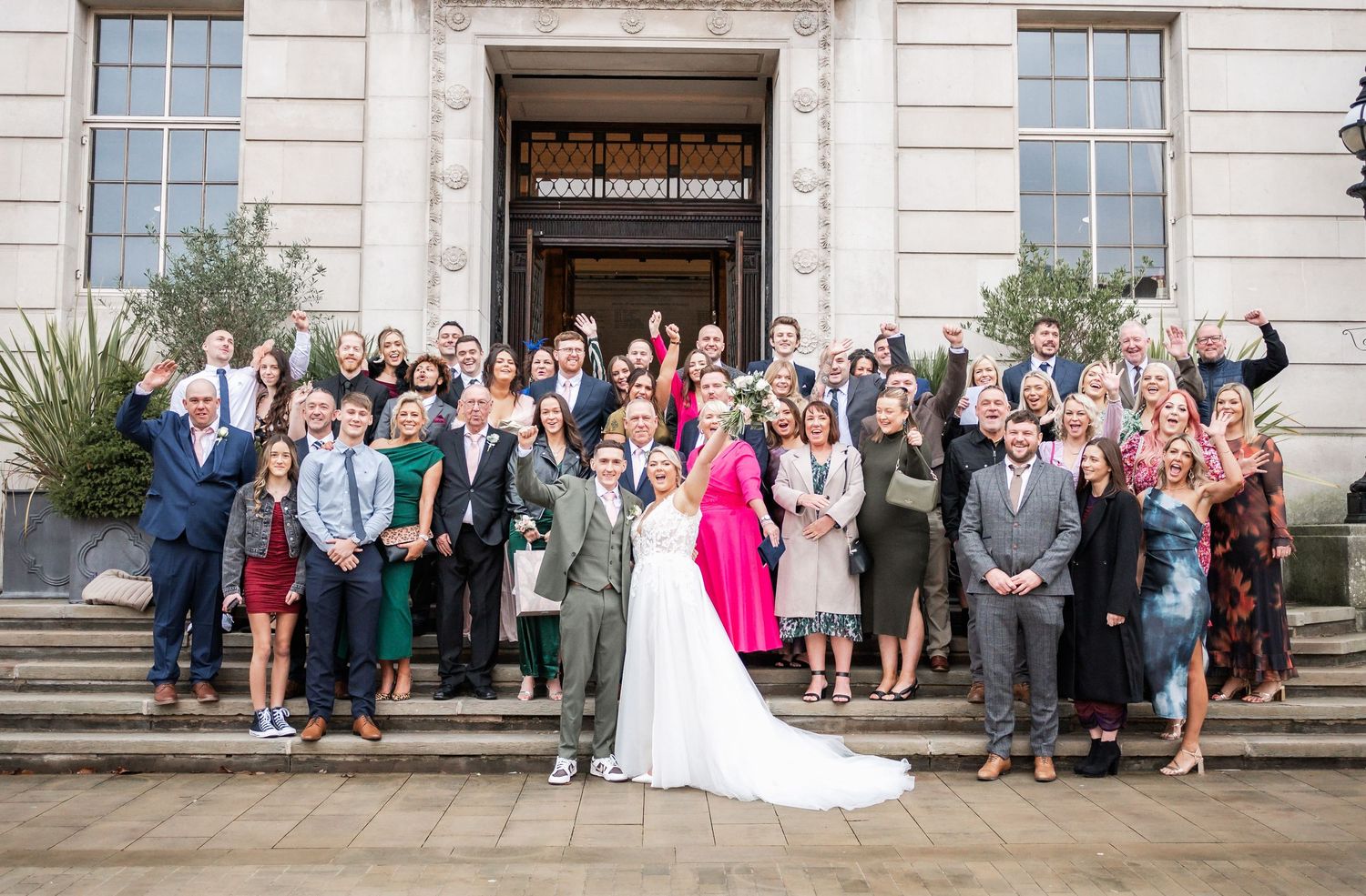 barnsley town hall yorkshire winter wedding photography natural photographer