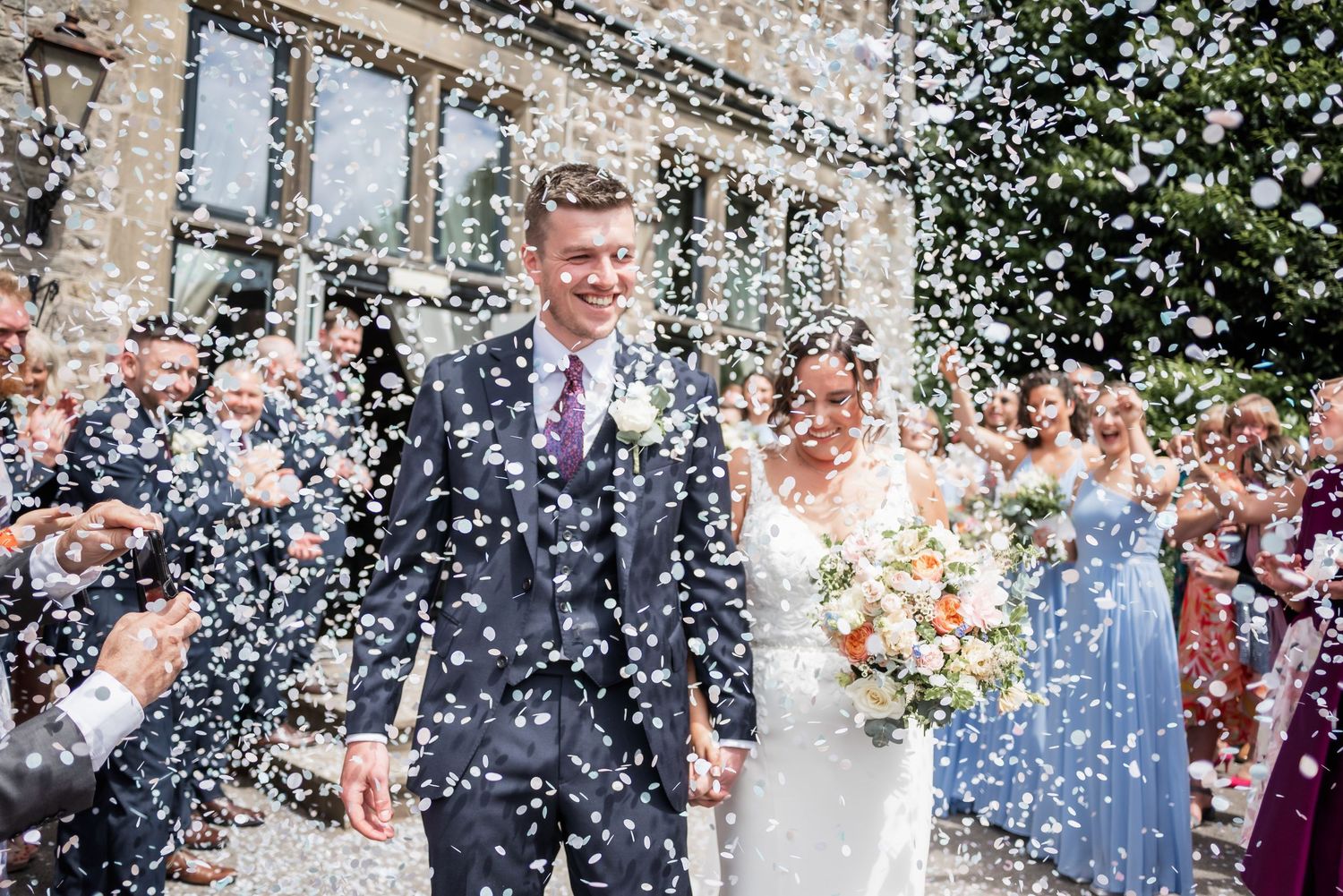 The Maynard Grindleford Derbyshire peak district summer wedding natural wedding photographer photographer