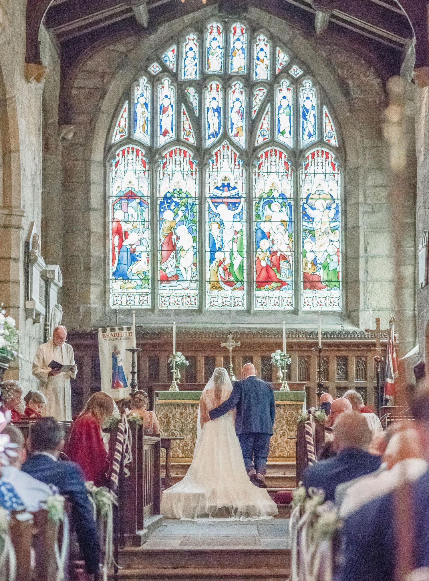 wedding bradfield church yorkshire