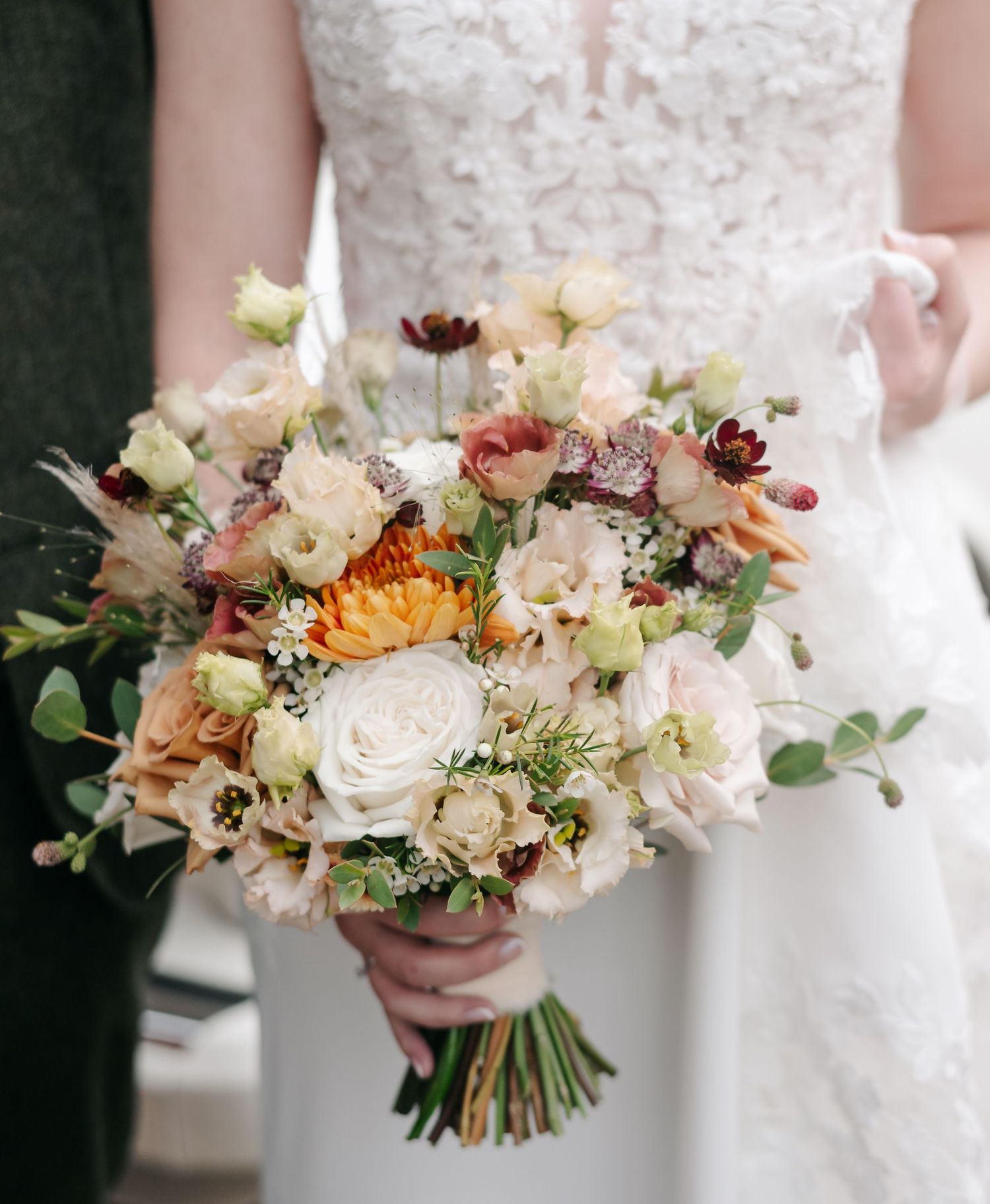 Autumn wedding details at The Maynard in Derbyshire