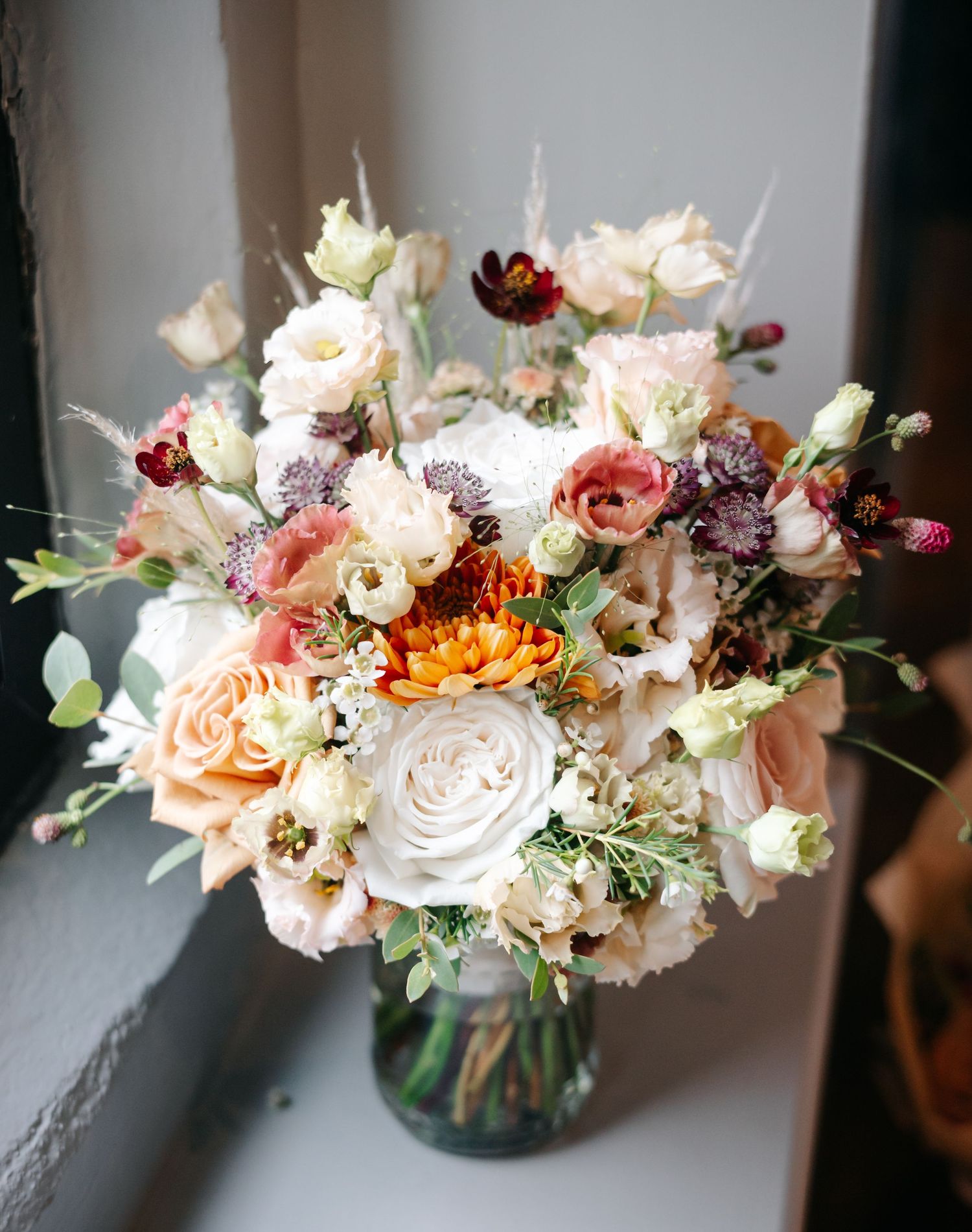 Autumn wedding details at The Maynard in Derbyshire