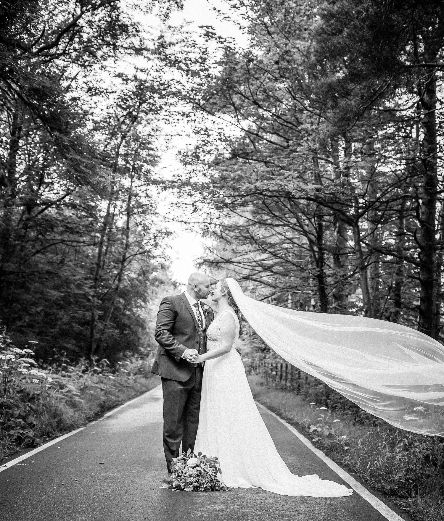 yorkshire wedding photography bride and groom
