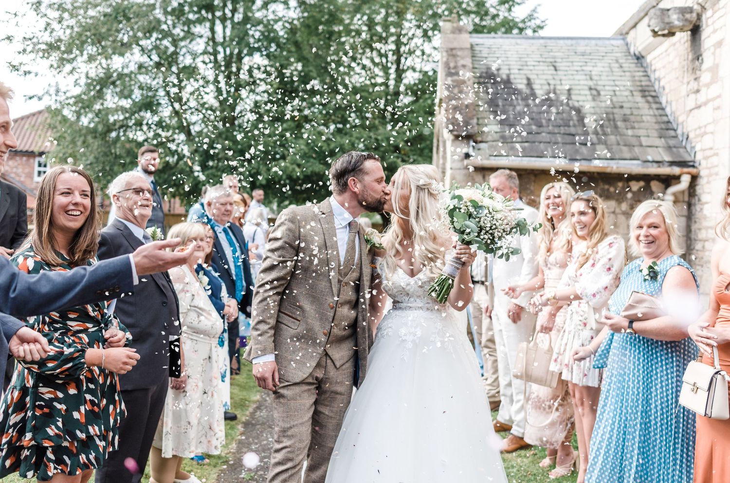 Doncaster Yorkshire farm summer wedding